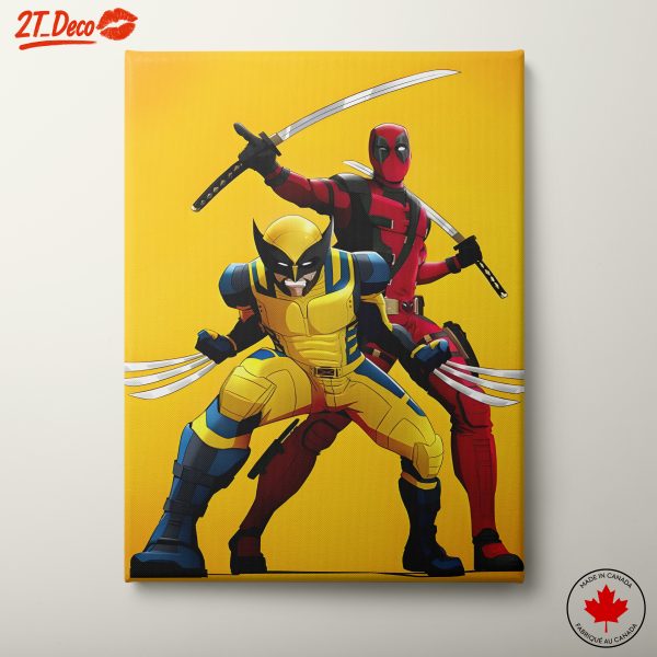 Wolverine and Deadpool Comic Art 2