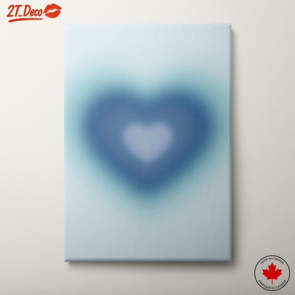 Soft Abstract Hearts Art