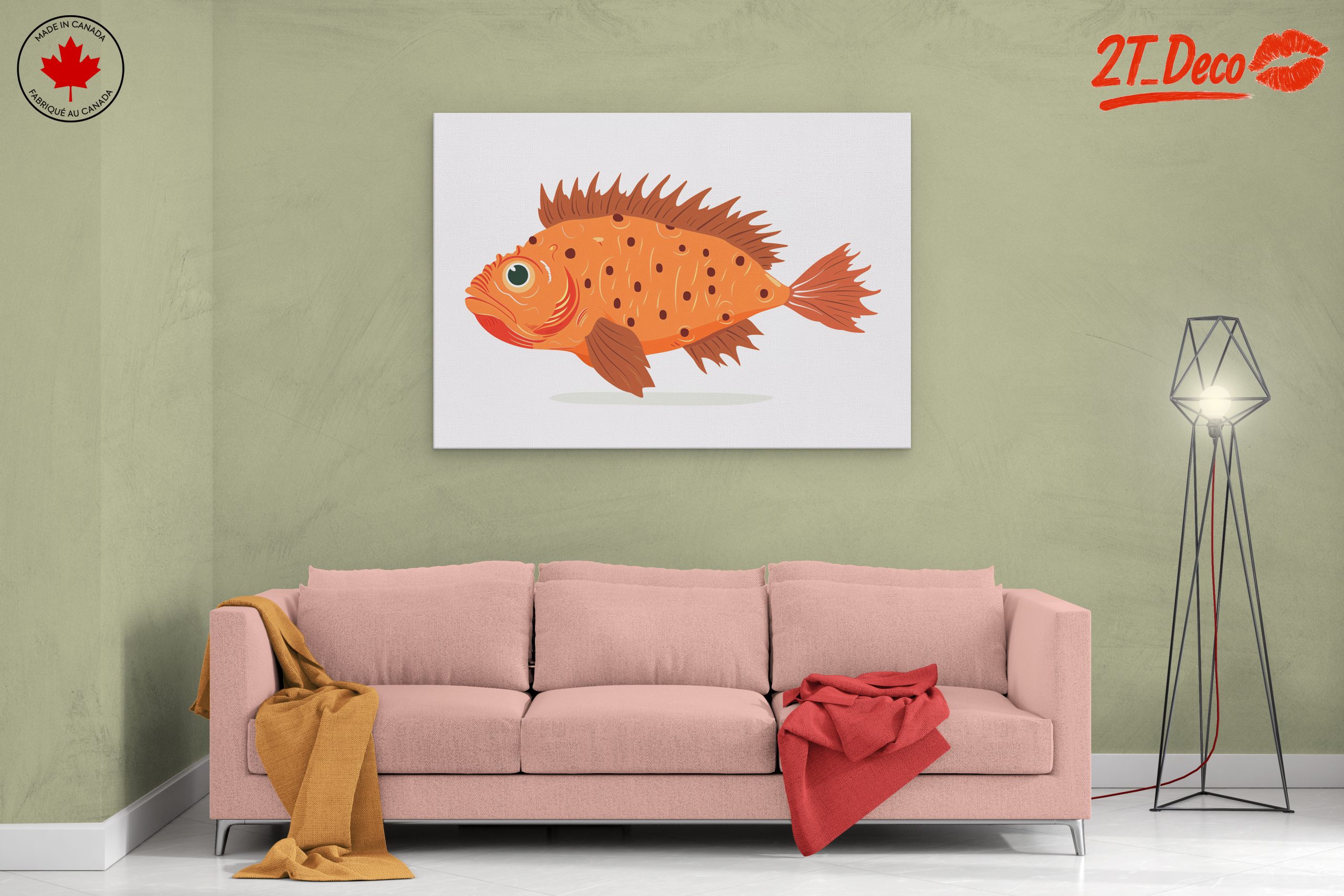 Colorful Fish Illustration with Natural Details - Image 2