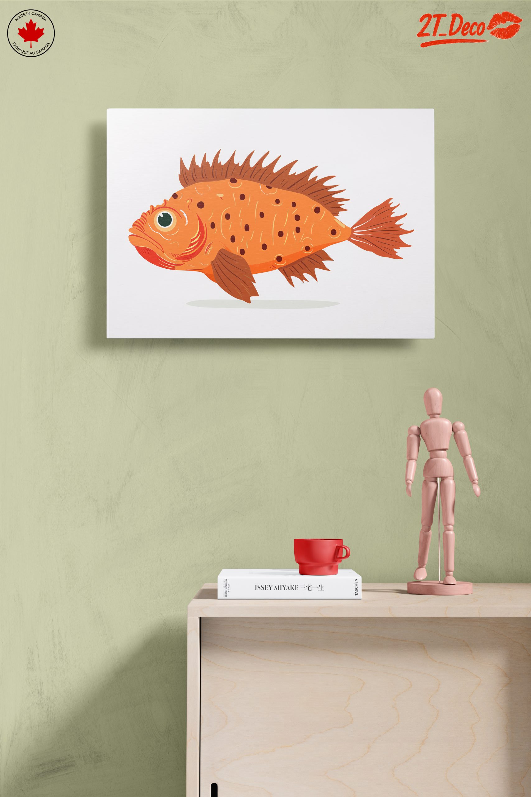 Colorful Fish Illustration with Natural Details - Image 14