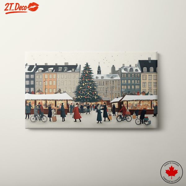 Charming Christmas Market Scene