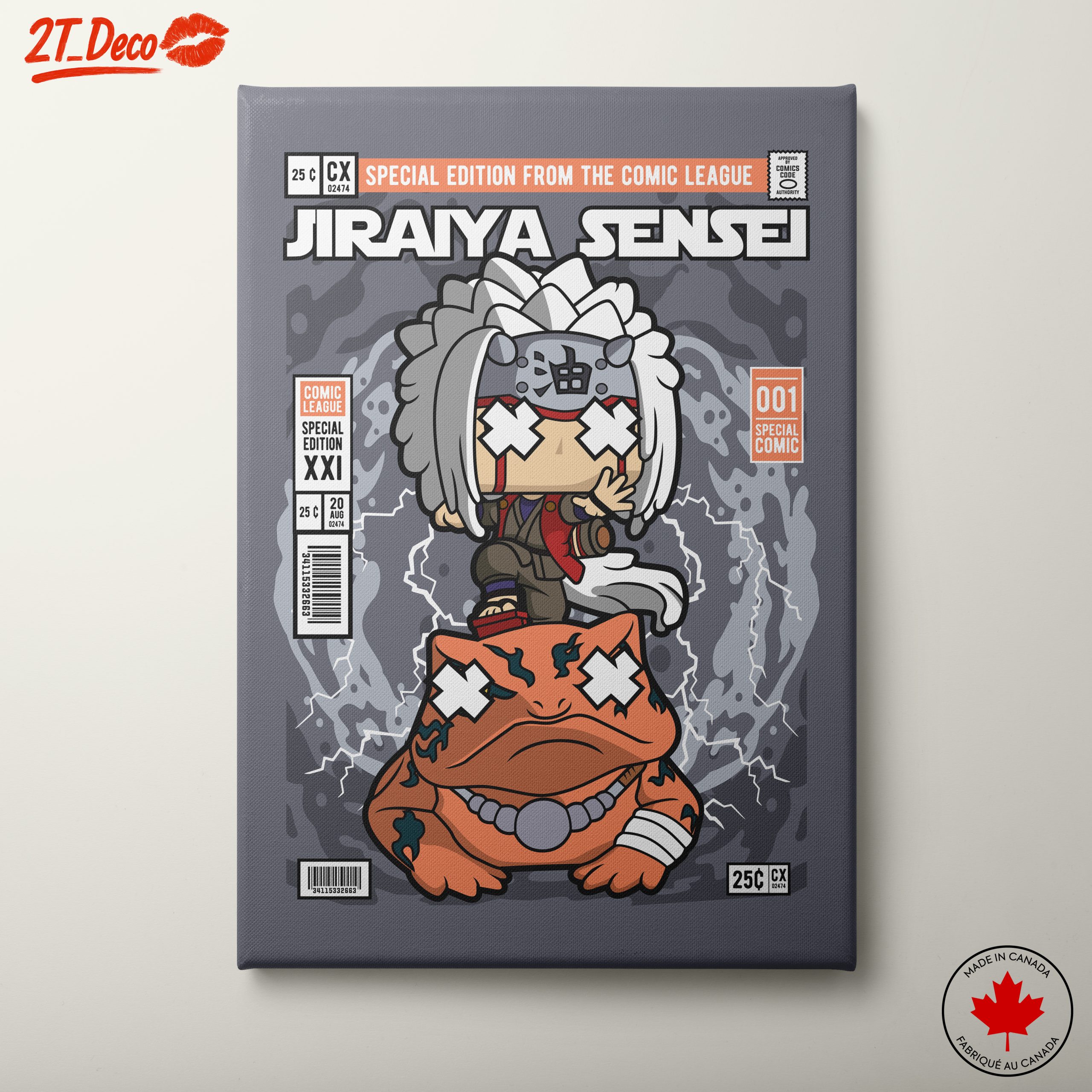 Jiraiya Sensei and Toad Art