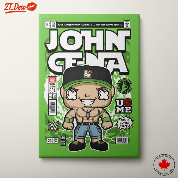 Stylized John Cena Anime Art