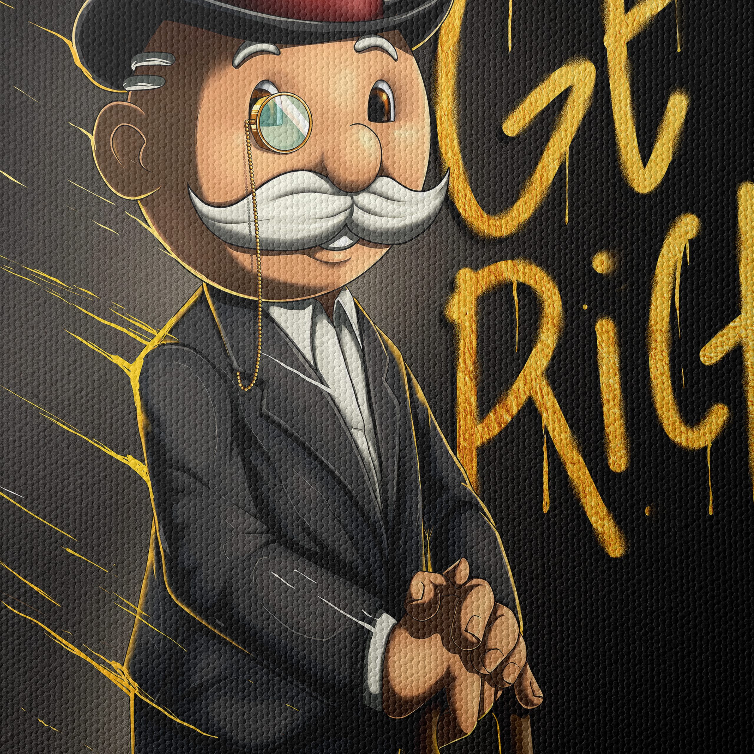 Get Rich Motivational Wall Art - Image 4