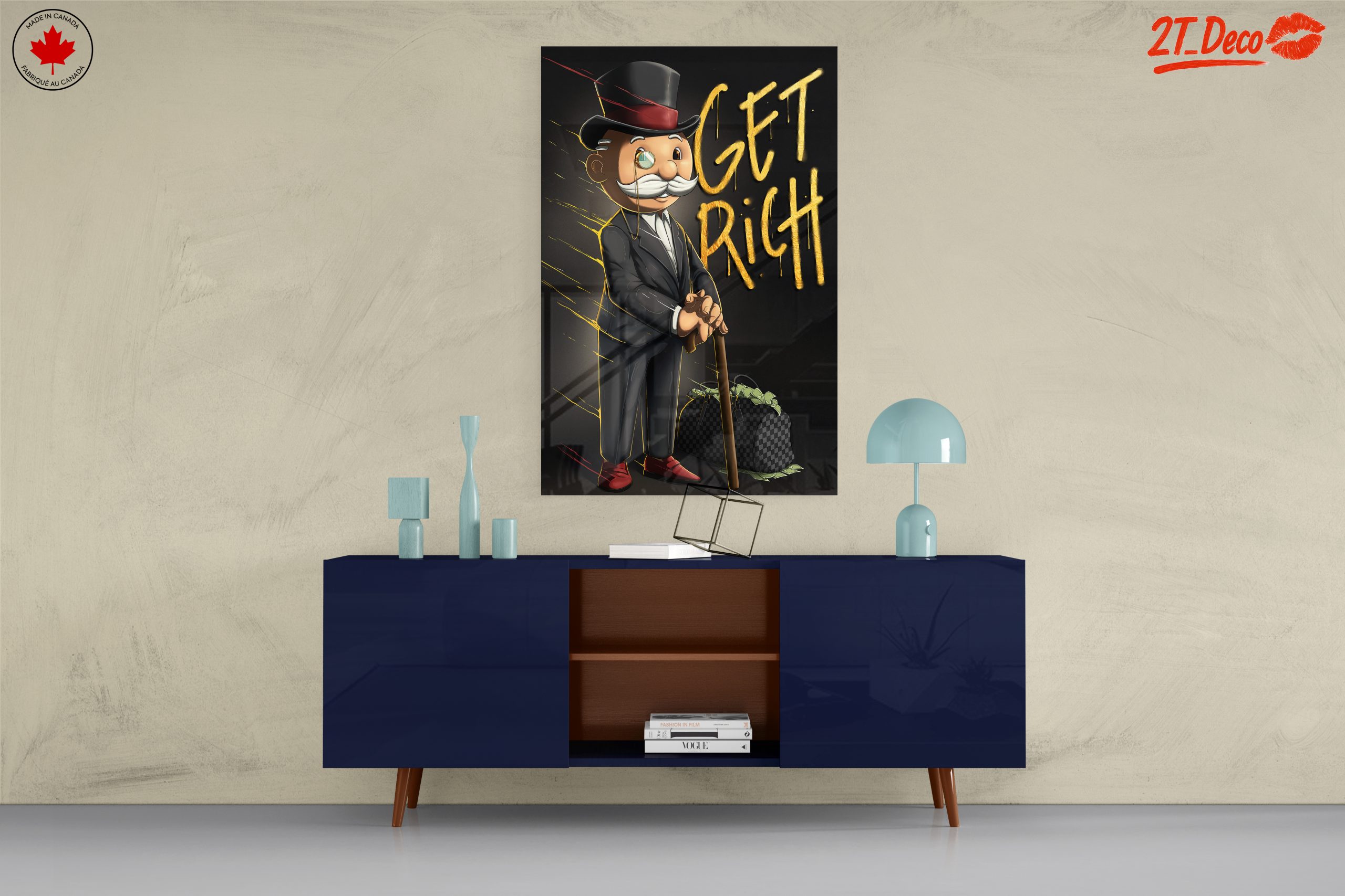 Get Rich Motivational Wall Art - Image 8
