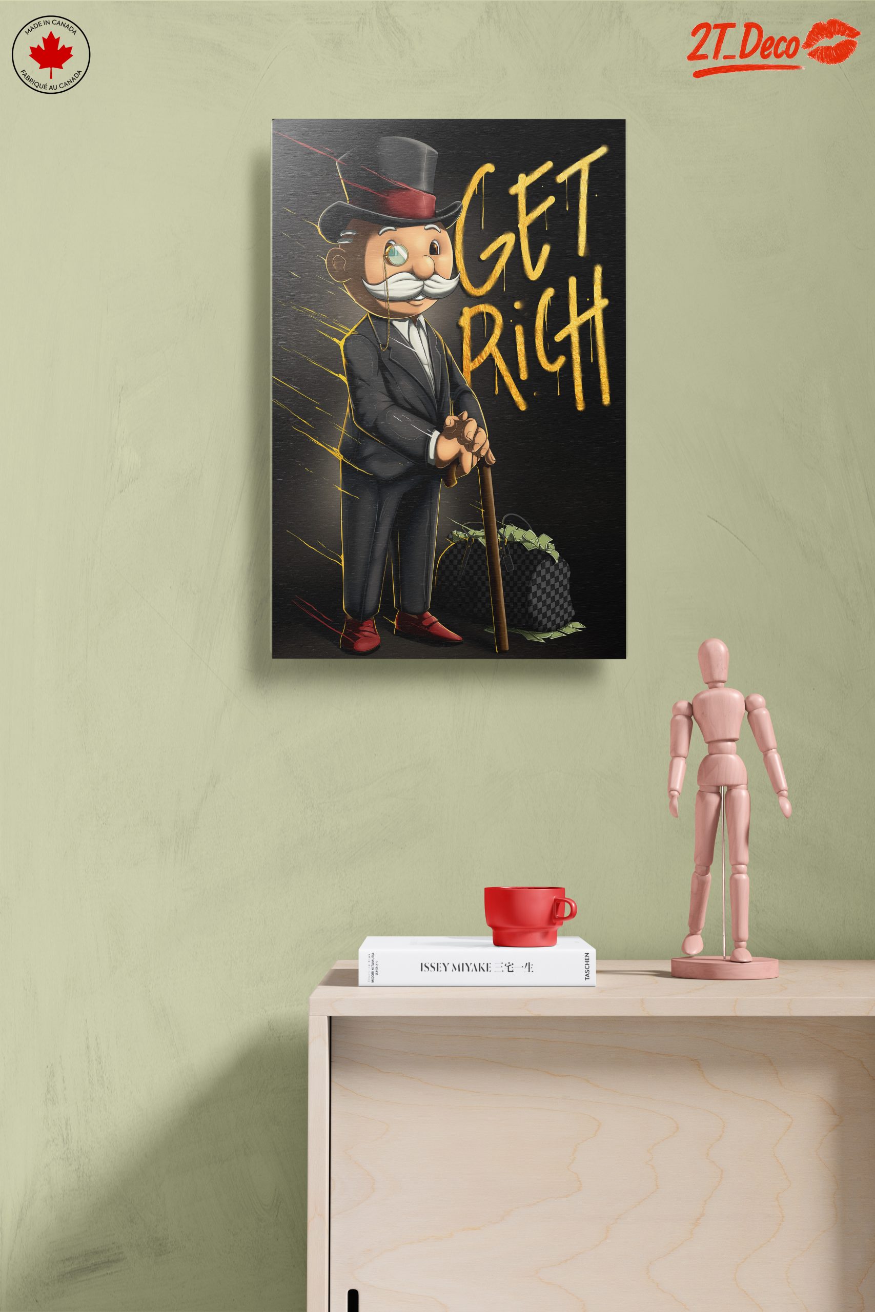 Get Rich Motivational Wall Art - Image 14
