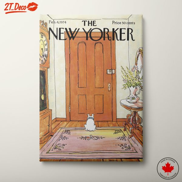 New Yorker Magazine Cover Art Featuring Dog