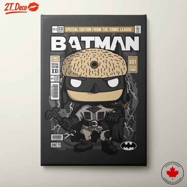 Batman Comic Art Character Print