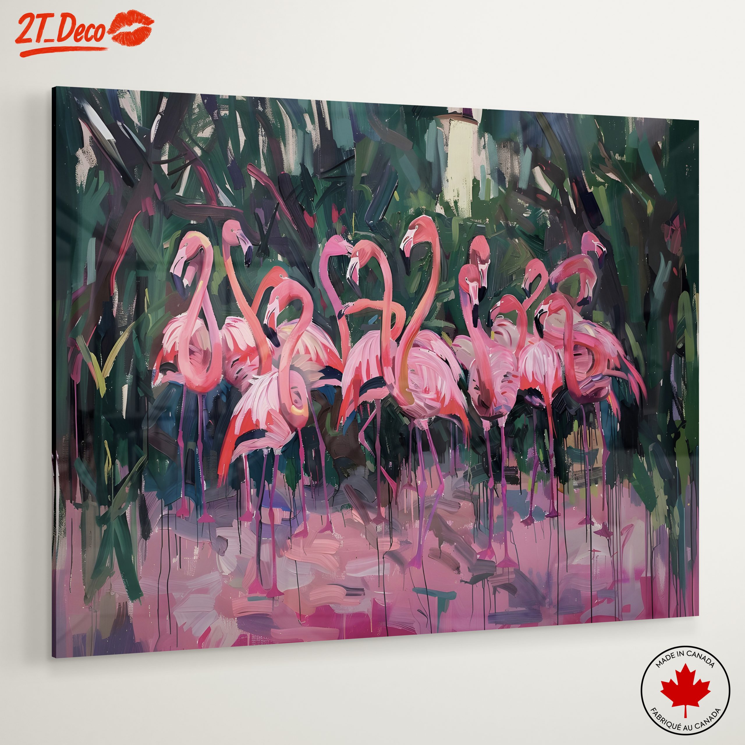 Colorful Flamingos in a Tropical Habitat - Image 6