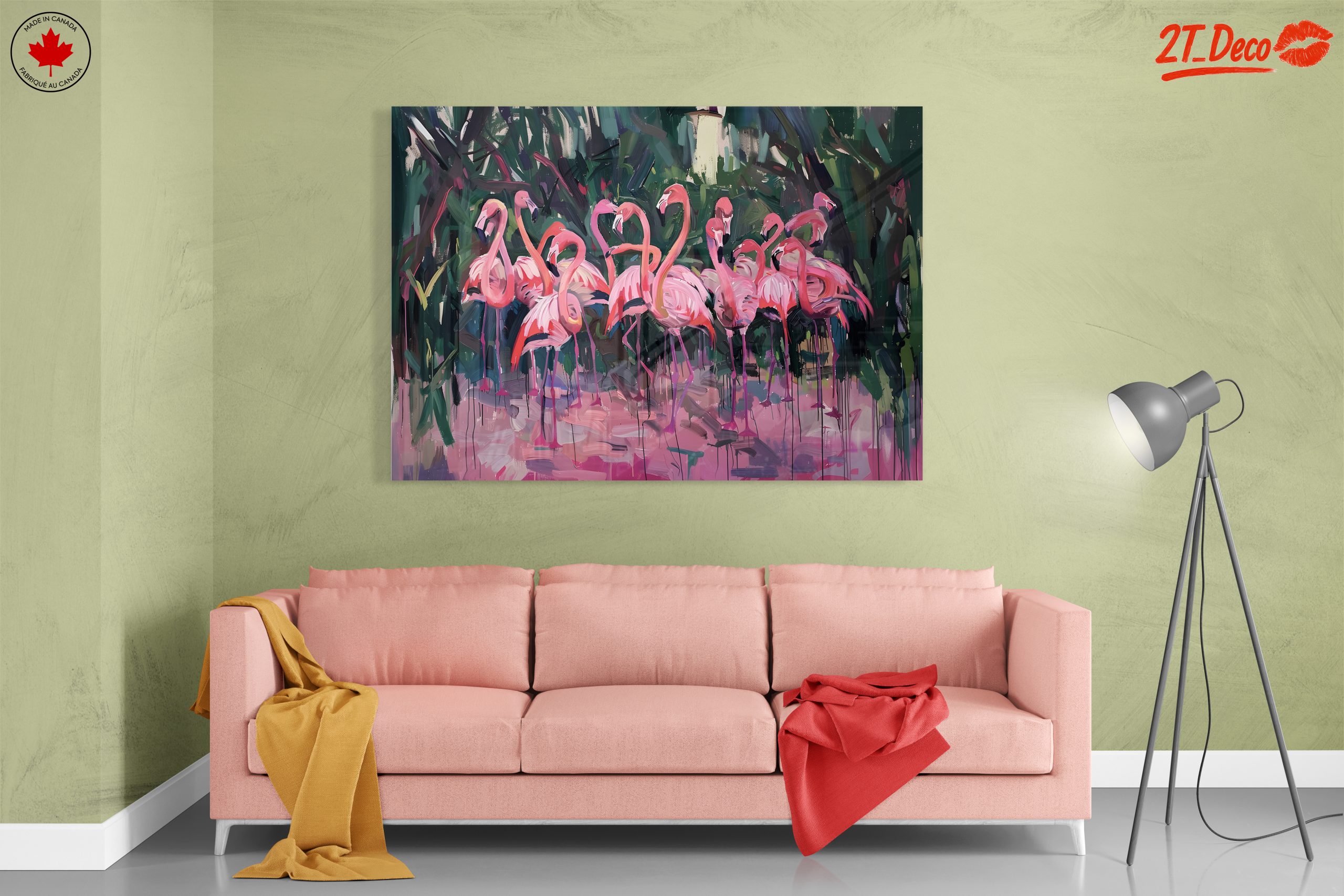 Colorful Flamingos in a Tropical Habitat - Image 7