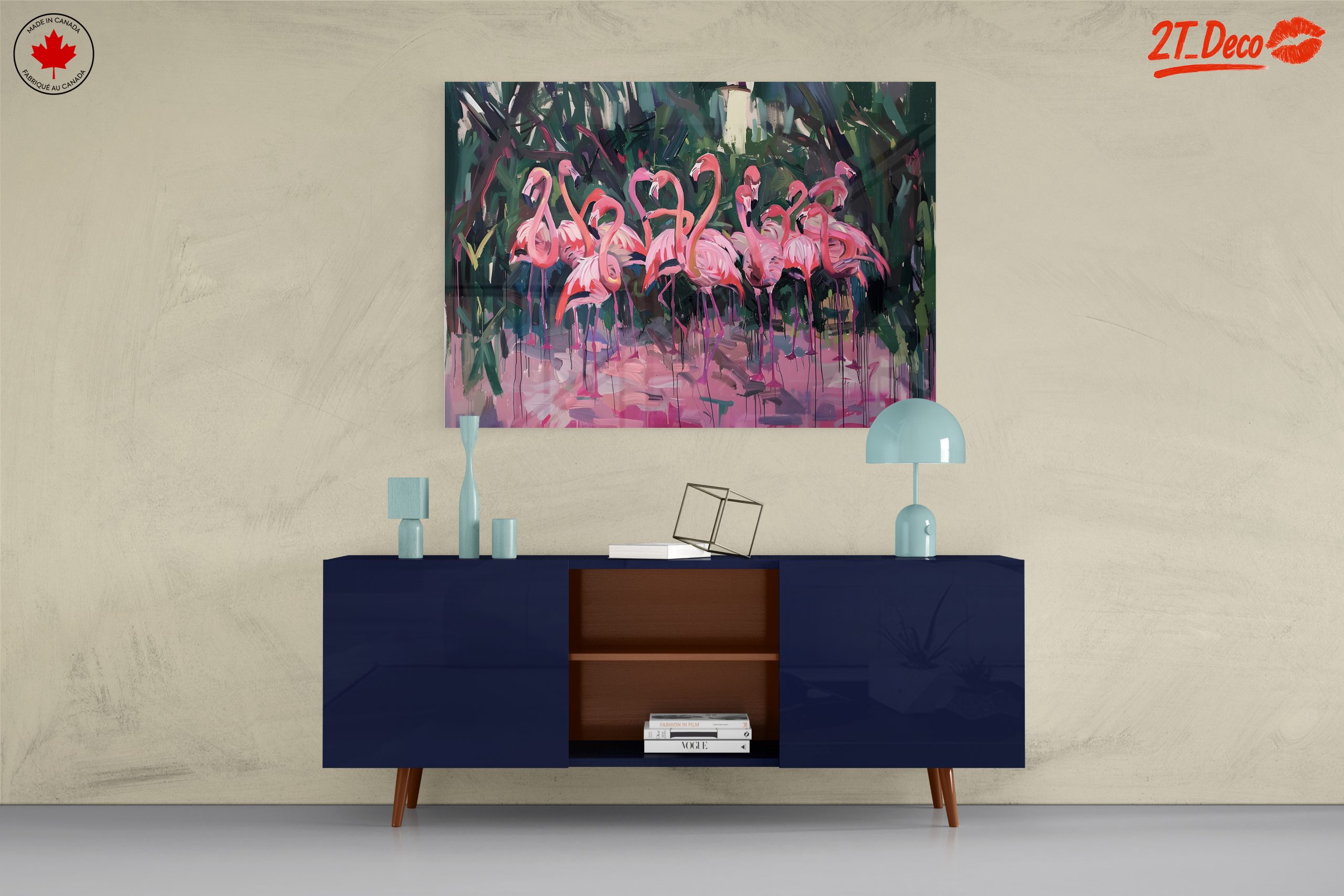 Colorful Flamingos in a Tropical Habitat - Image 8
