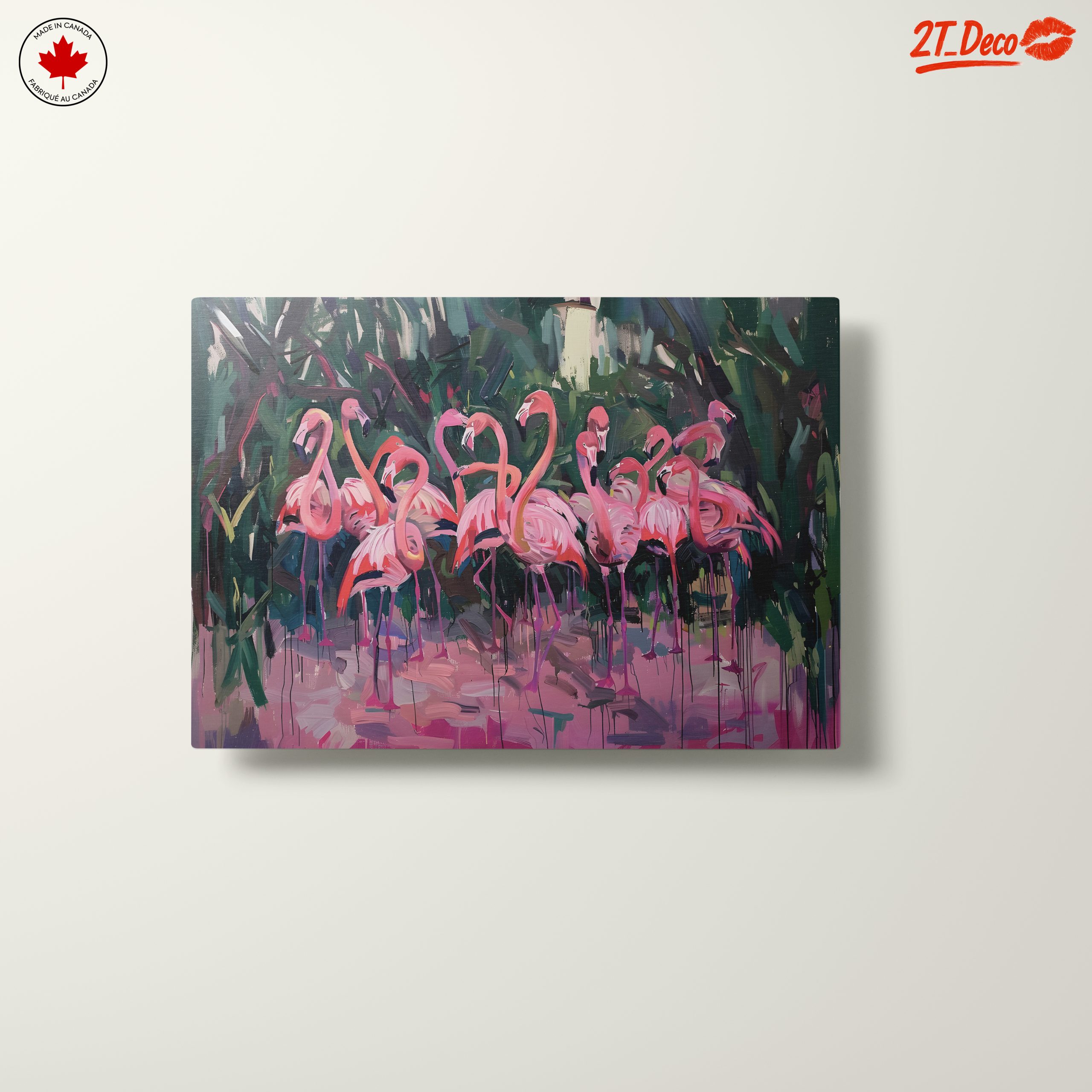 Colorful Flamingos in a Tropical Habitat - Image 10