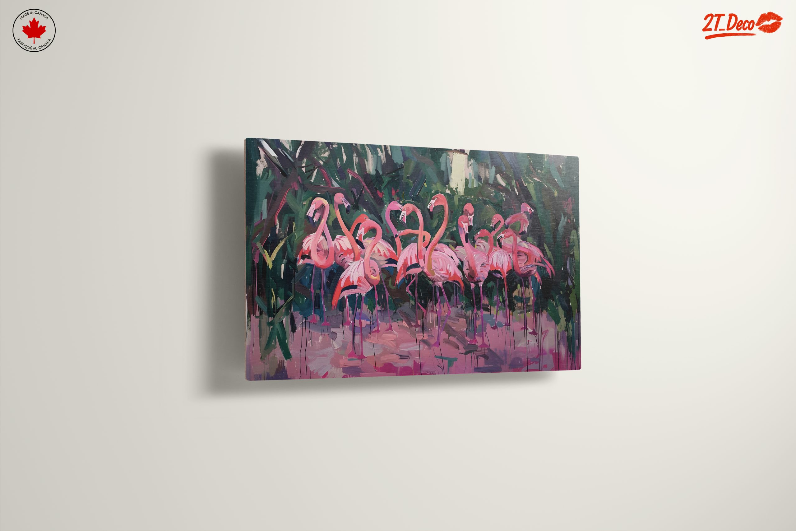 Colorful Flamingos in a Tropical Habitat - Image 13