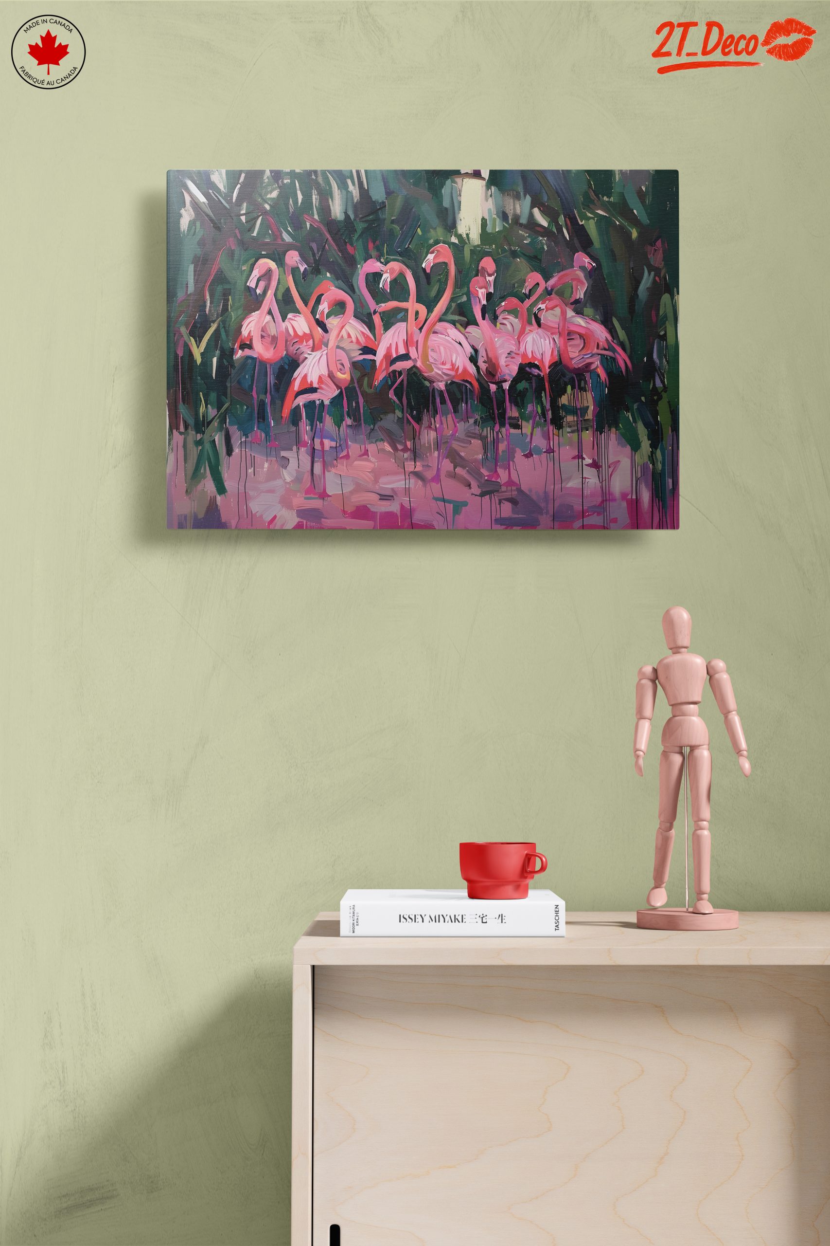Colorful Flamingos in a Tropical Habitat - Image 14