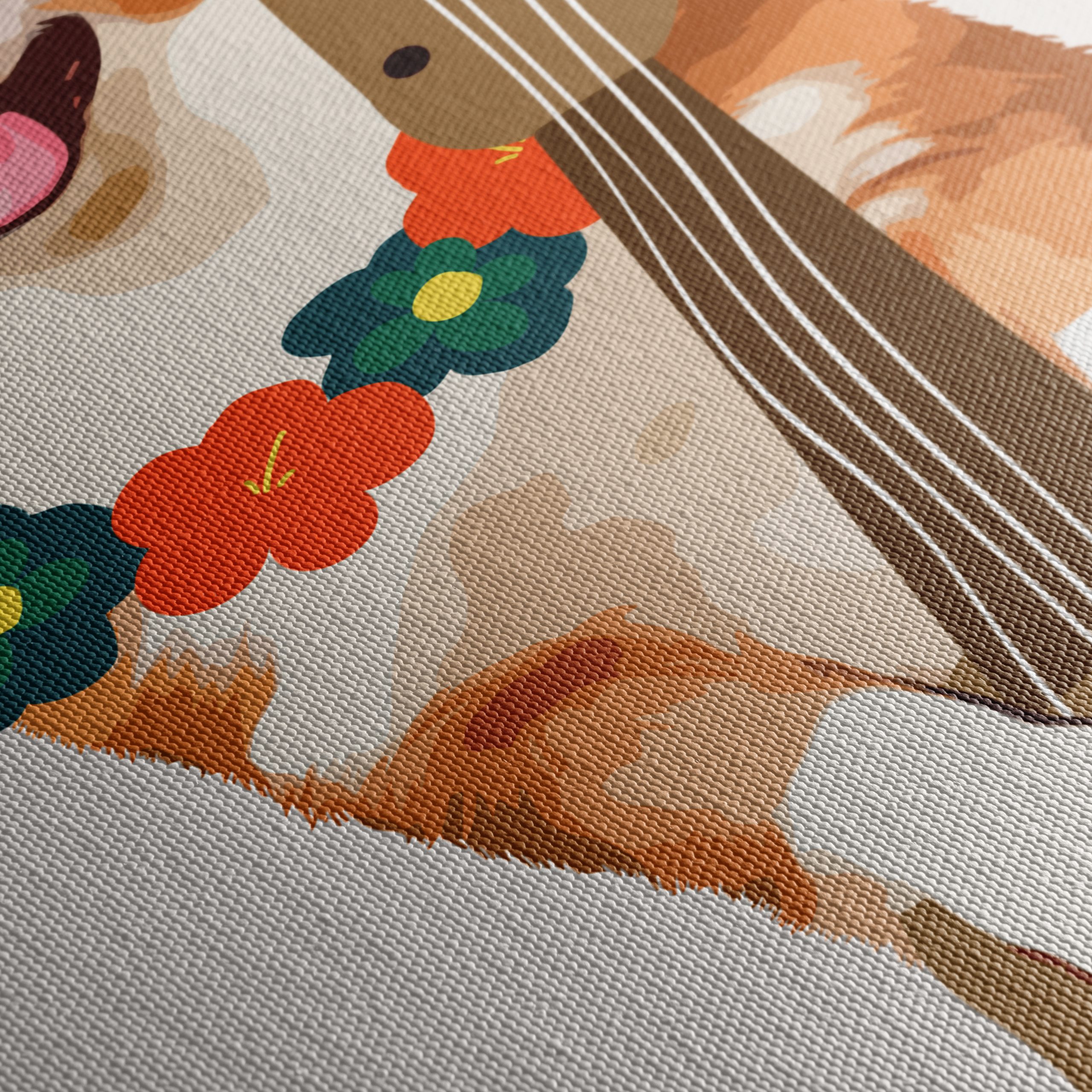 Happy Corgi Playing Ukulele - Image 5