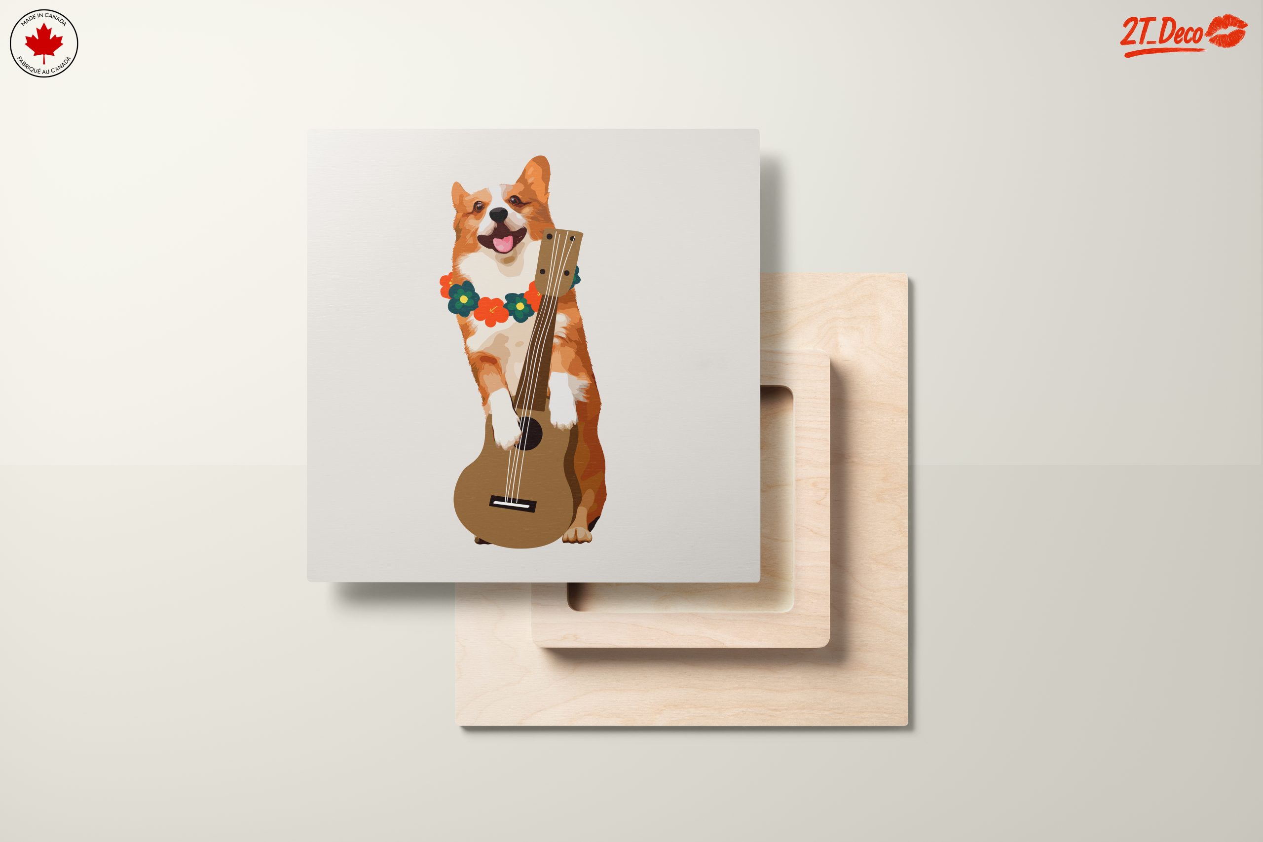 Happy Corgi Playing Ukulele - Image 11