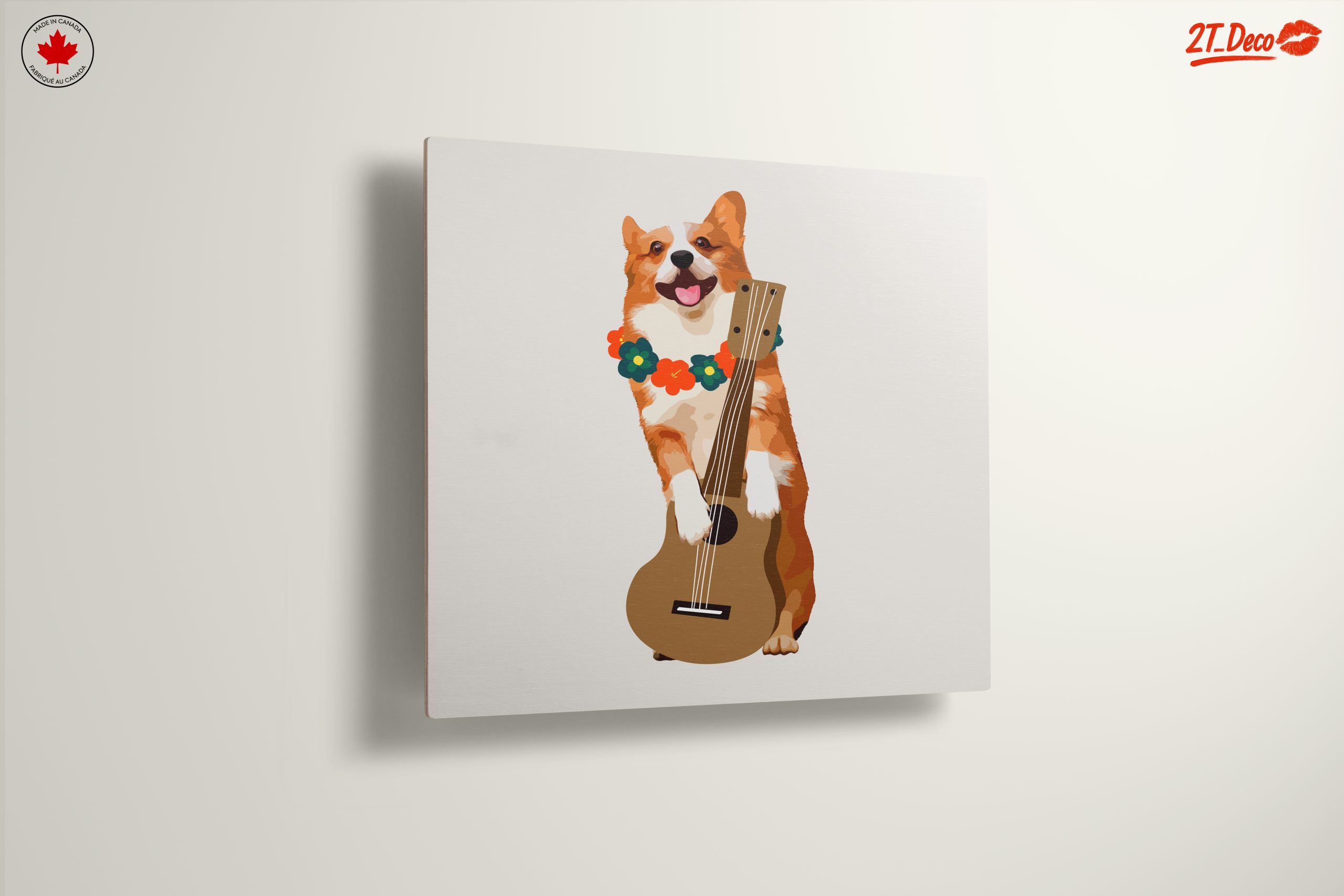 Happy Corgi Playing Ukulele - Image 13