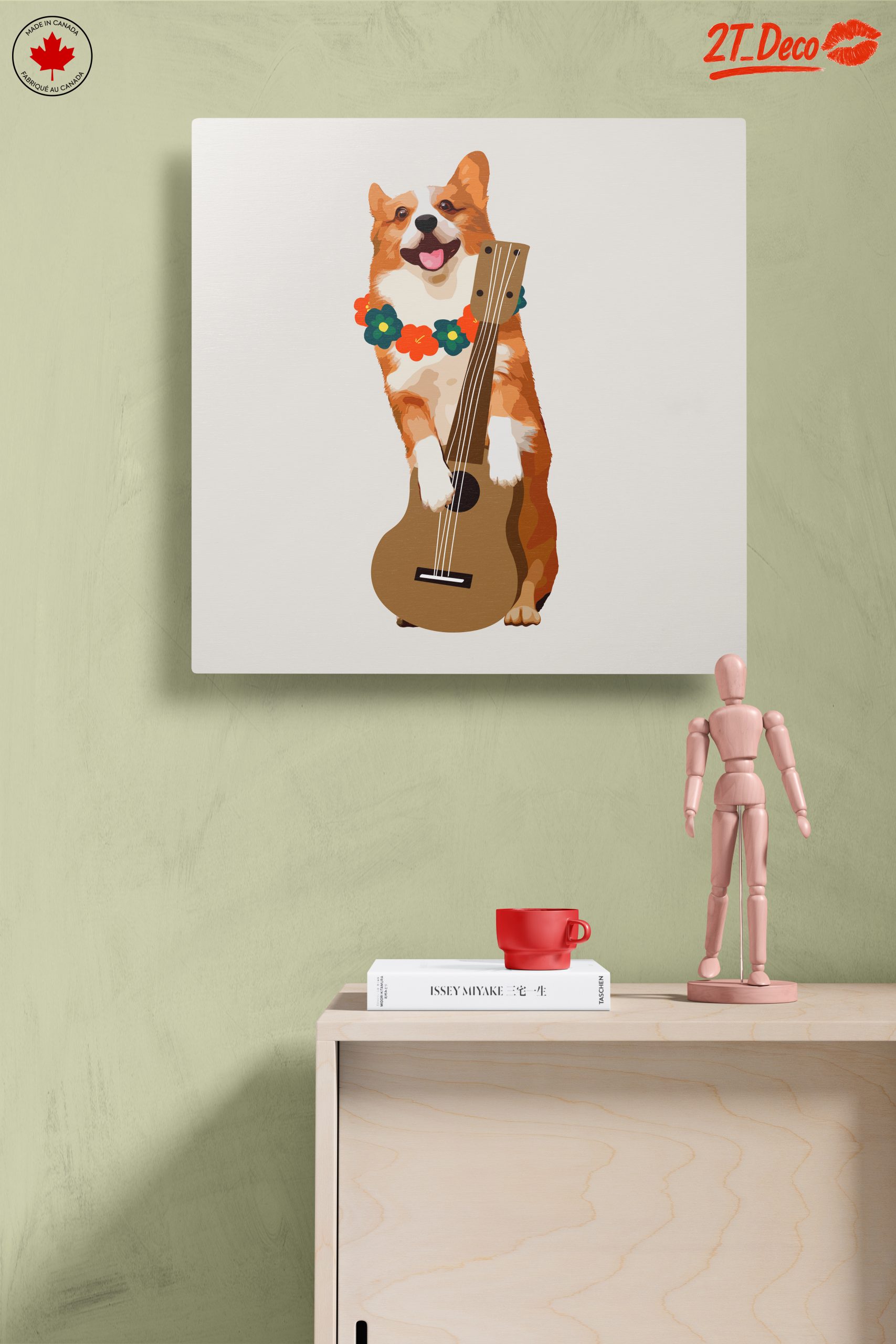 Happy Corgi Playing Ukulele - Image 14