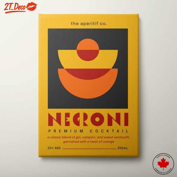 Stylized Cocktail Art for Modern Decor