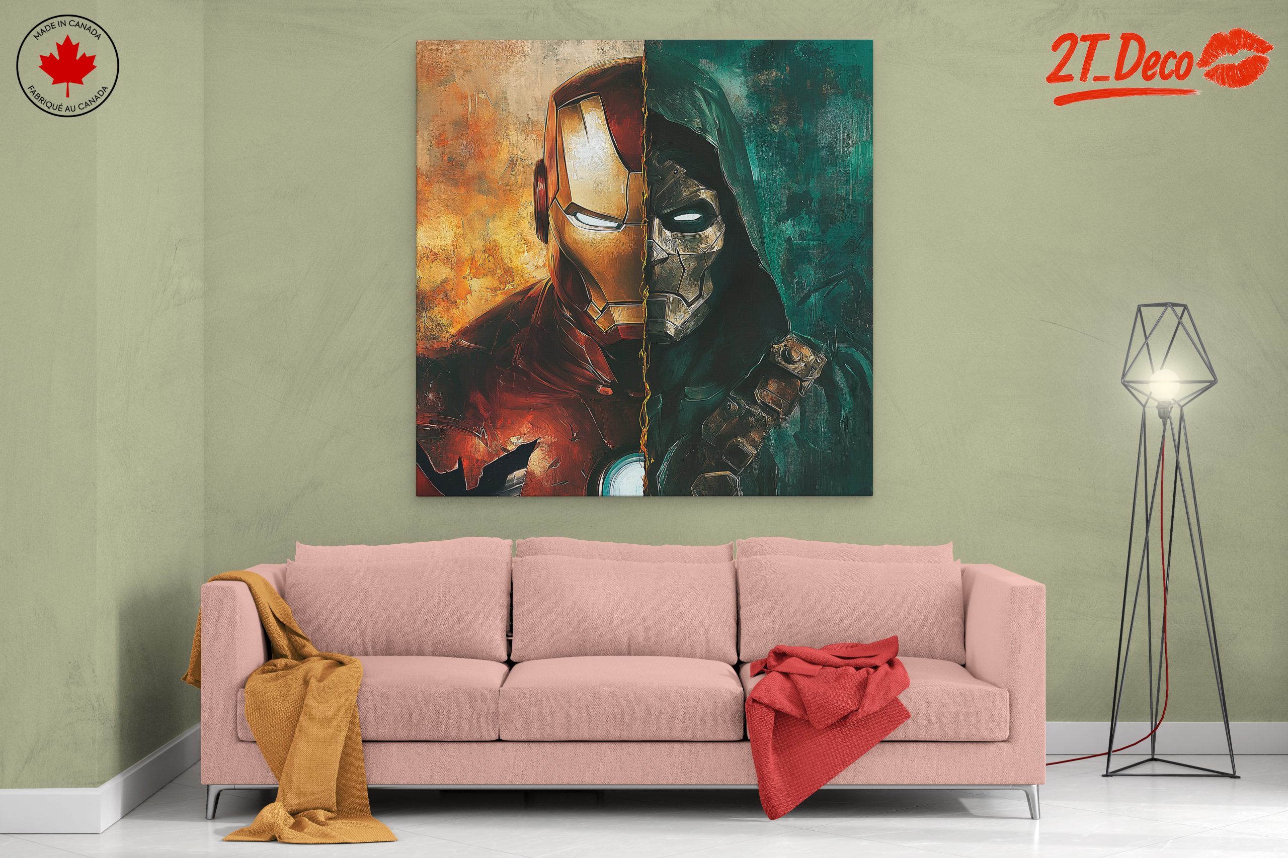 Iron Man and Doctor Doom Artistic Representation - Image 2