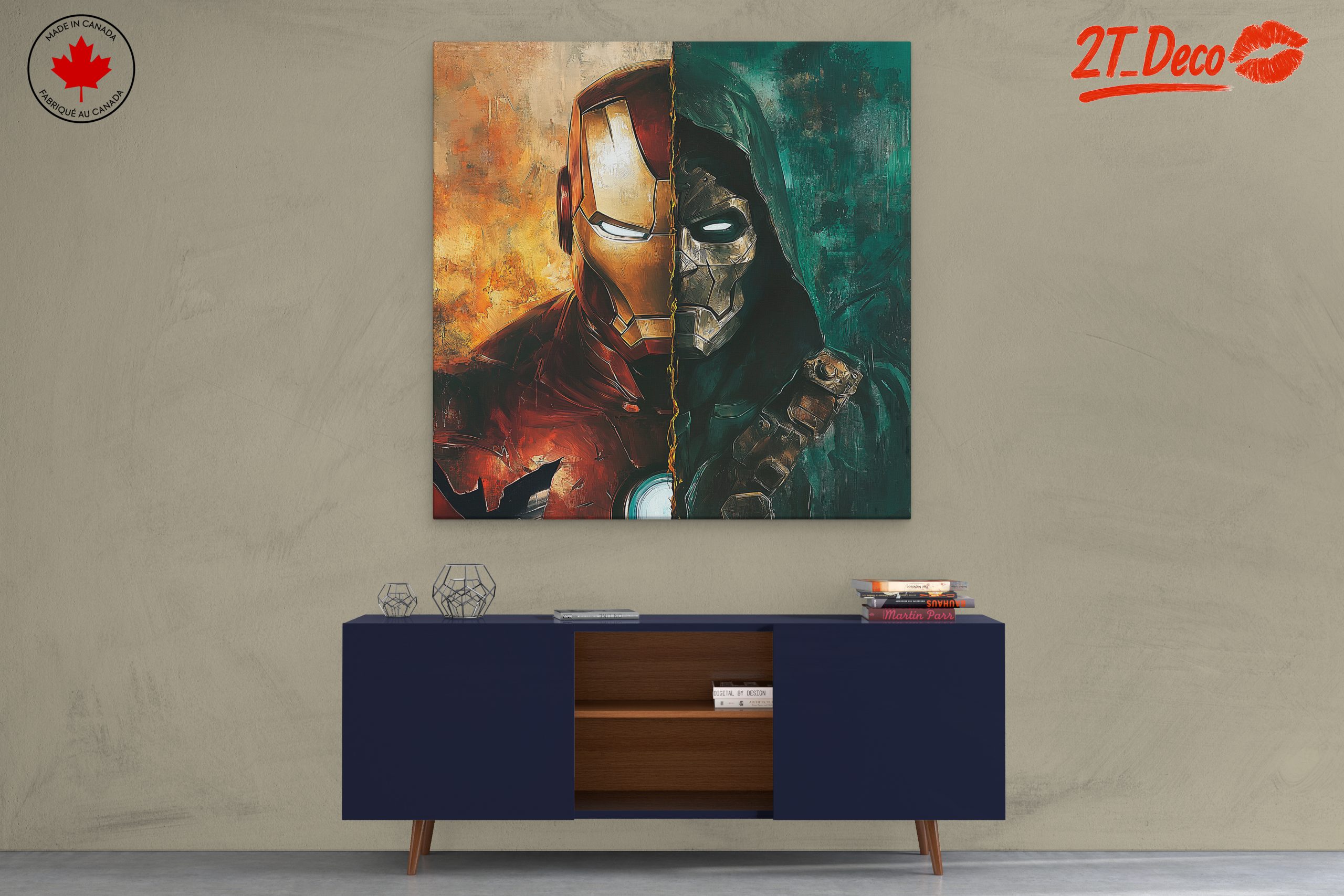Iron Man and Doctor Doom Artistic Representation - Image 3