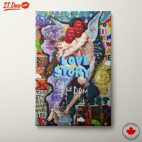 Love Story Pop Art Print
