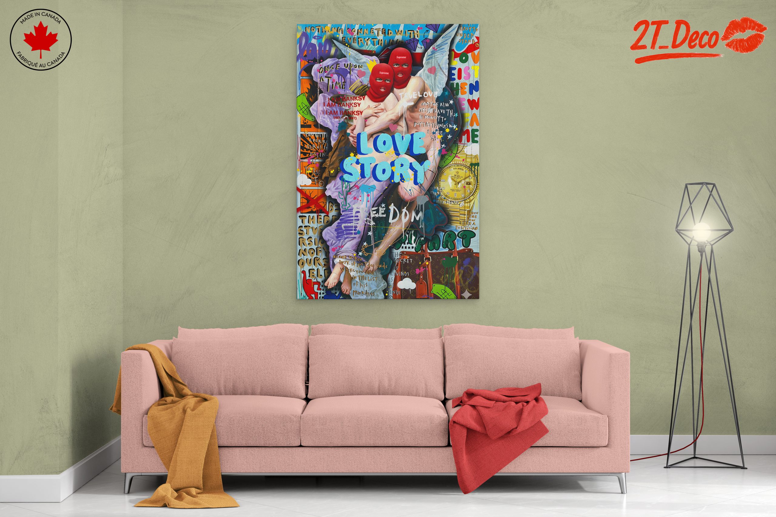 Love Story Pop Art Print - Image 2