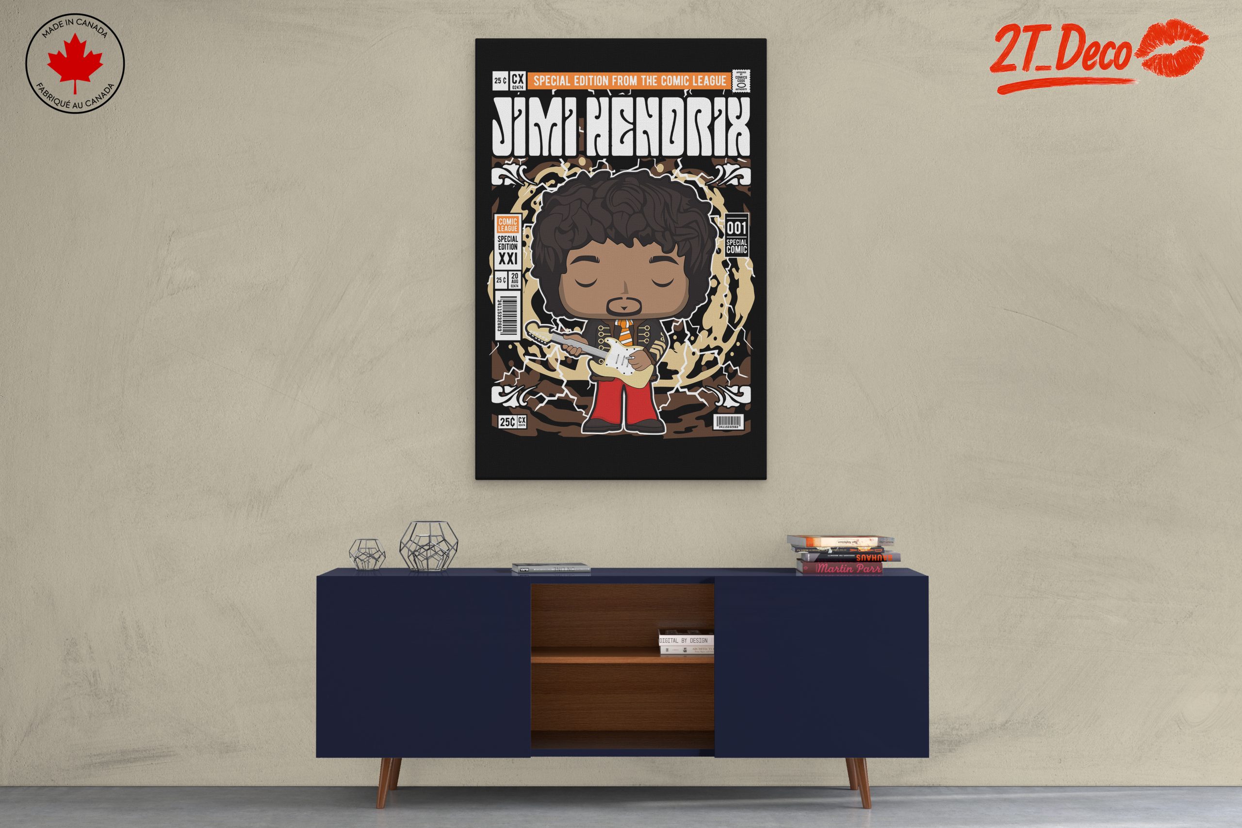 Jimi Hendrix Funko Art Illustration - Image 3