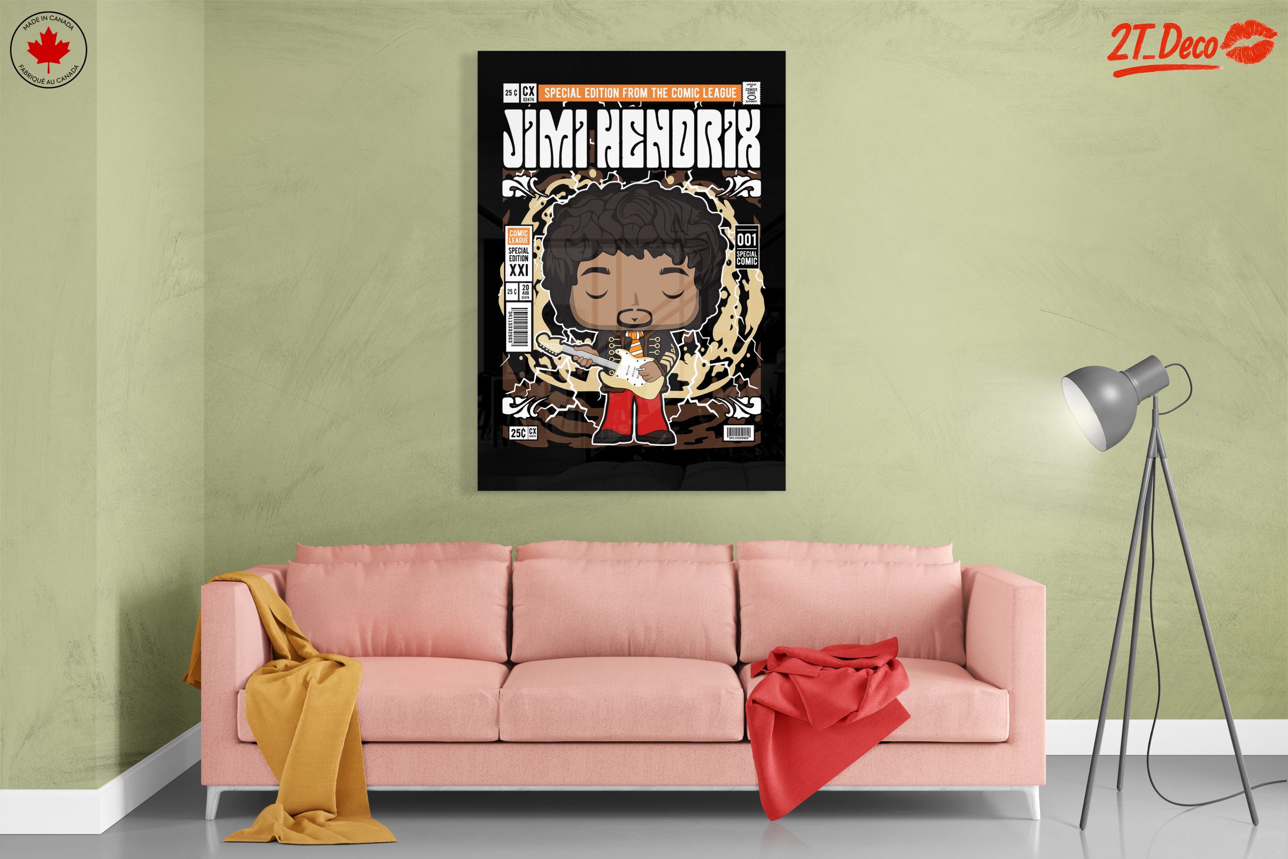 Jimi Hendrix Funko Art Illustration - Image 7