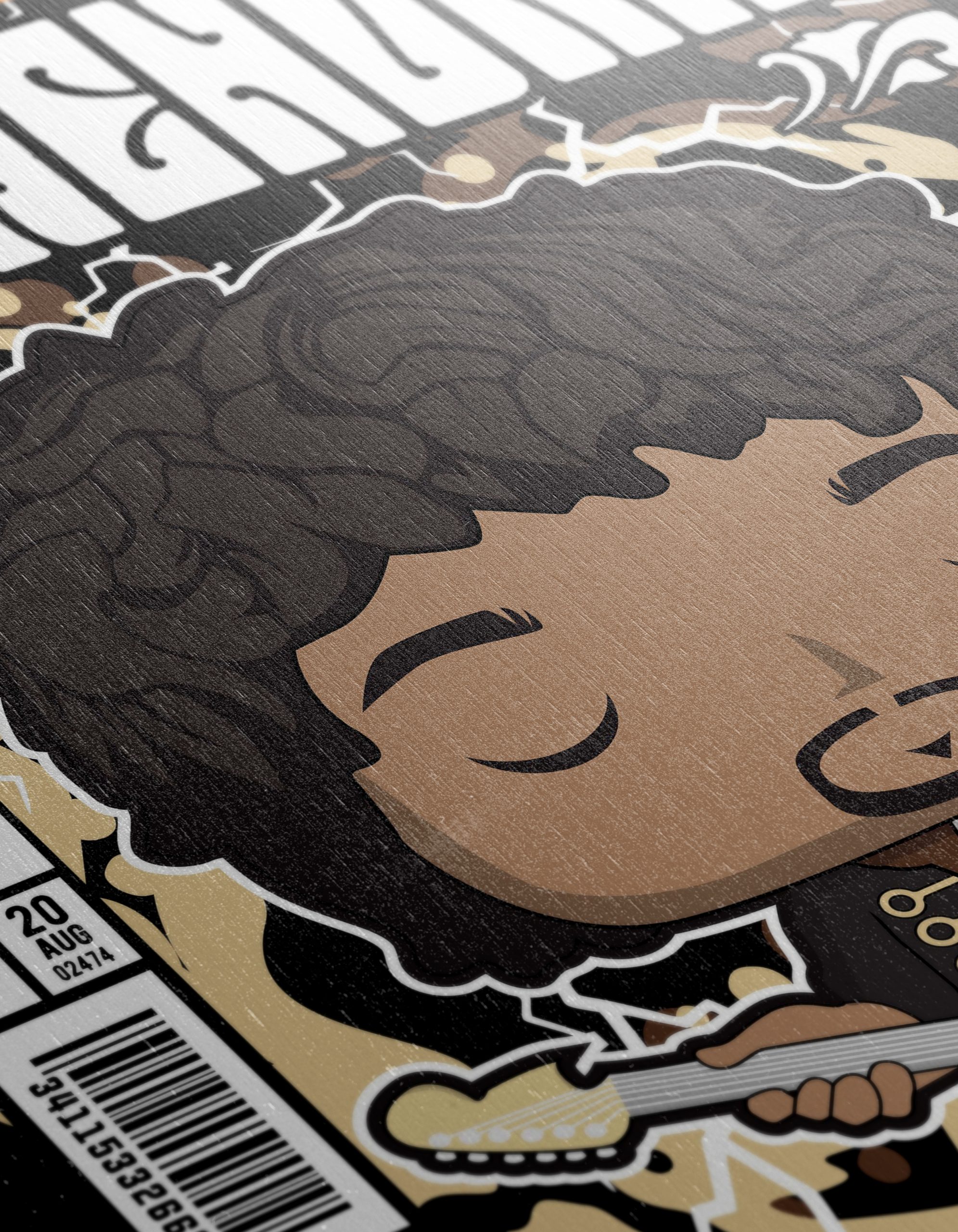 Jimi Hendrix Funko Art Illustration - Image 12