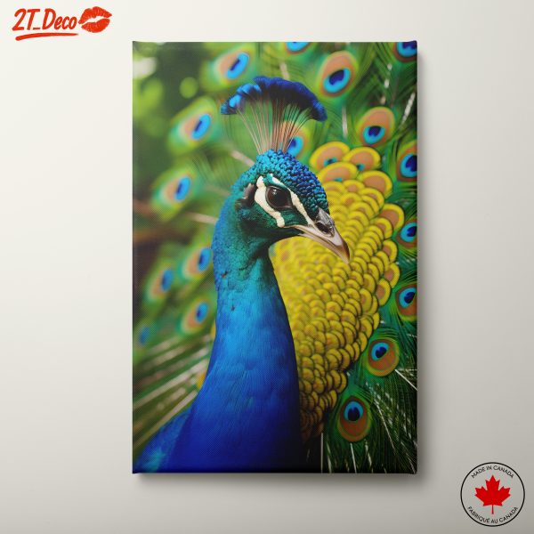 Vibrant Peacock Wall Art 2