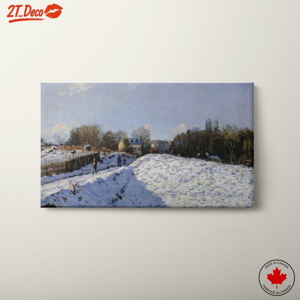 Serene Snowy Landscape in Winter