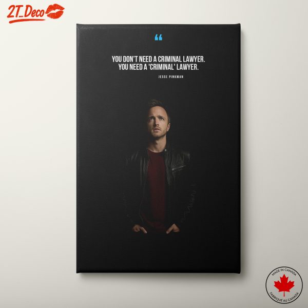 Inspirational Quote Art Featuring Jesse Pinkman