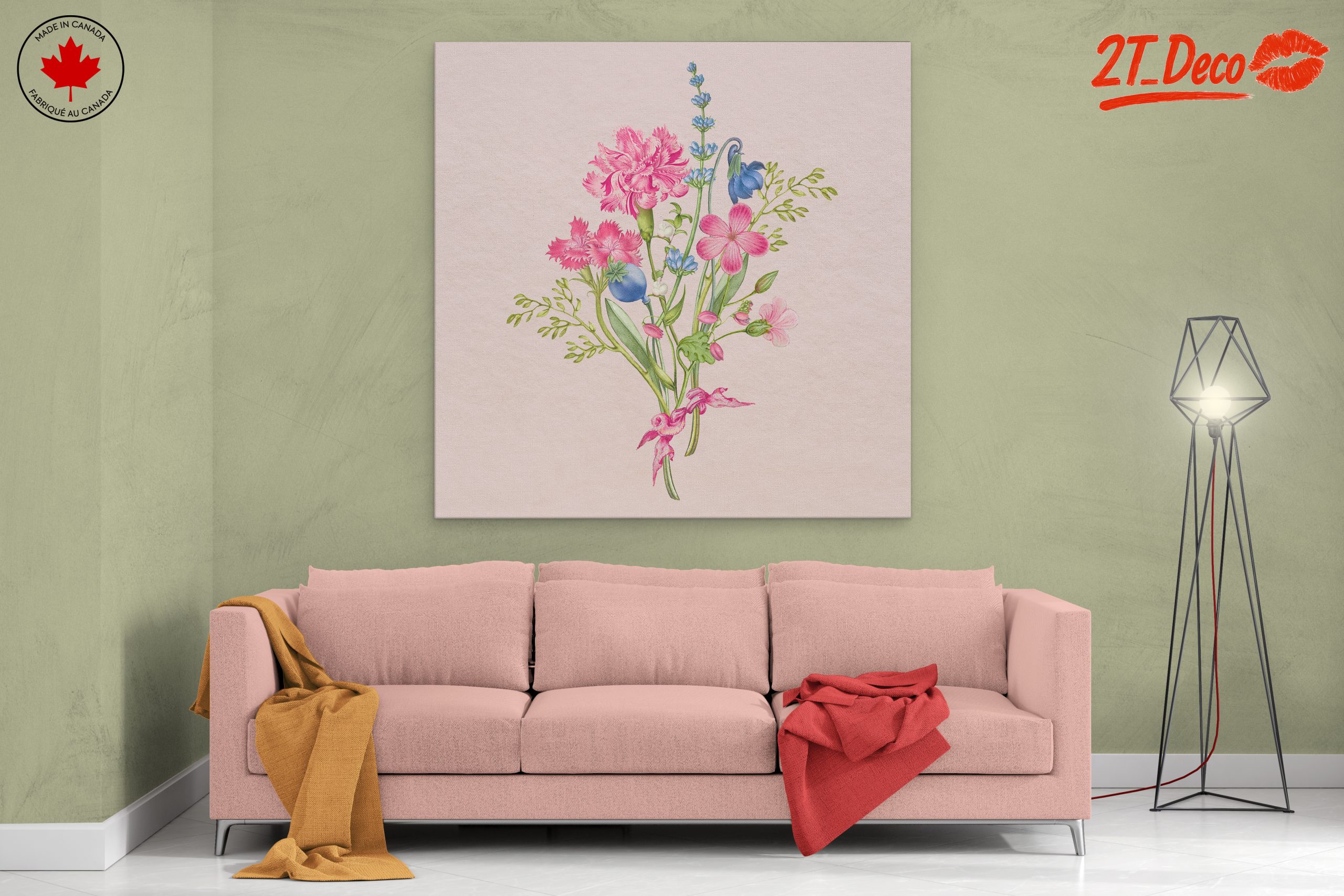 Beautiful Floral Arrangement Artwork 2 - Image 2