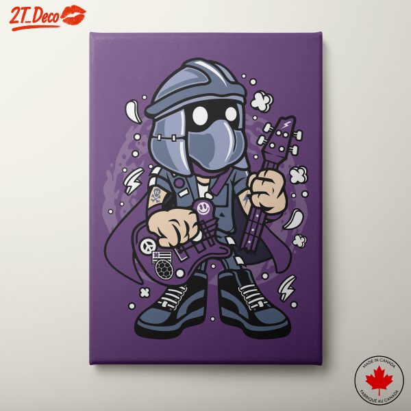 Electric Guitar Hero Character Art