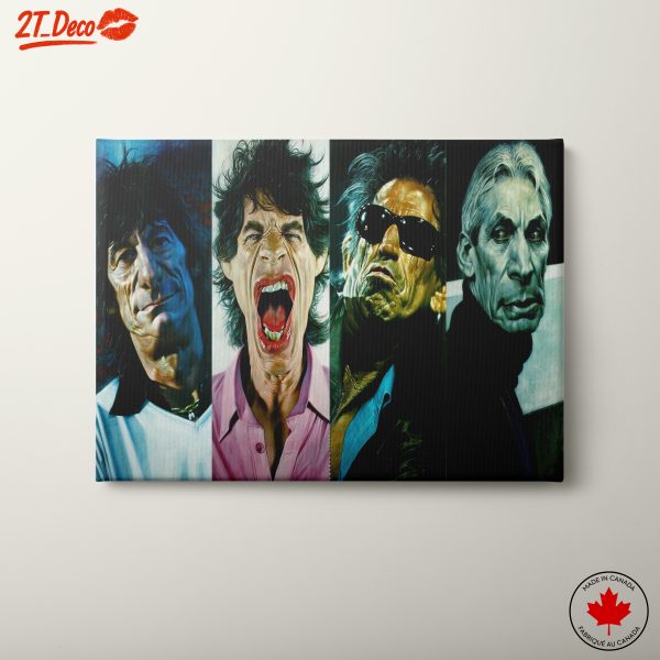 Rolling Stones Iconic Portraits Art