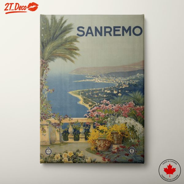 Scenic View of Sanremo with Coastal Landscape