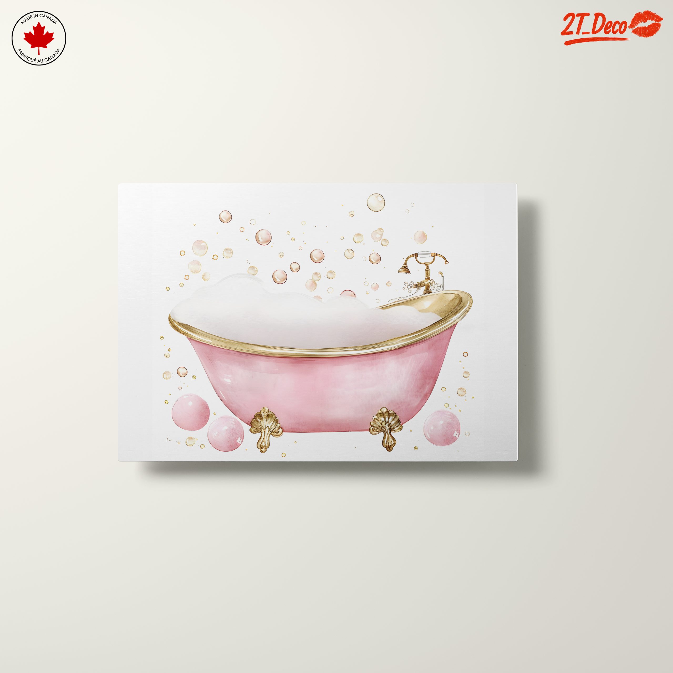 Chic Bathtub with Bubbles for Bathroom Decor - Image 10