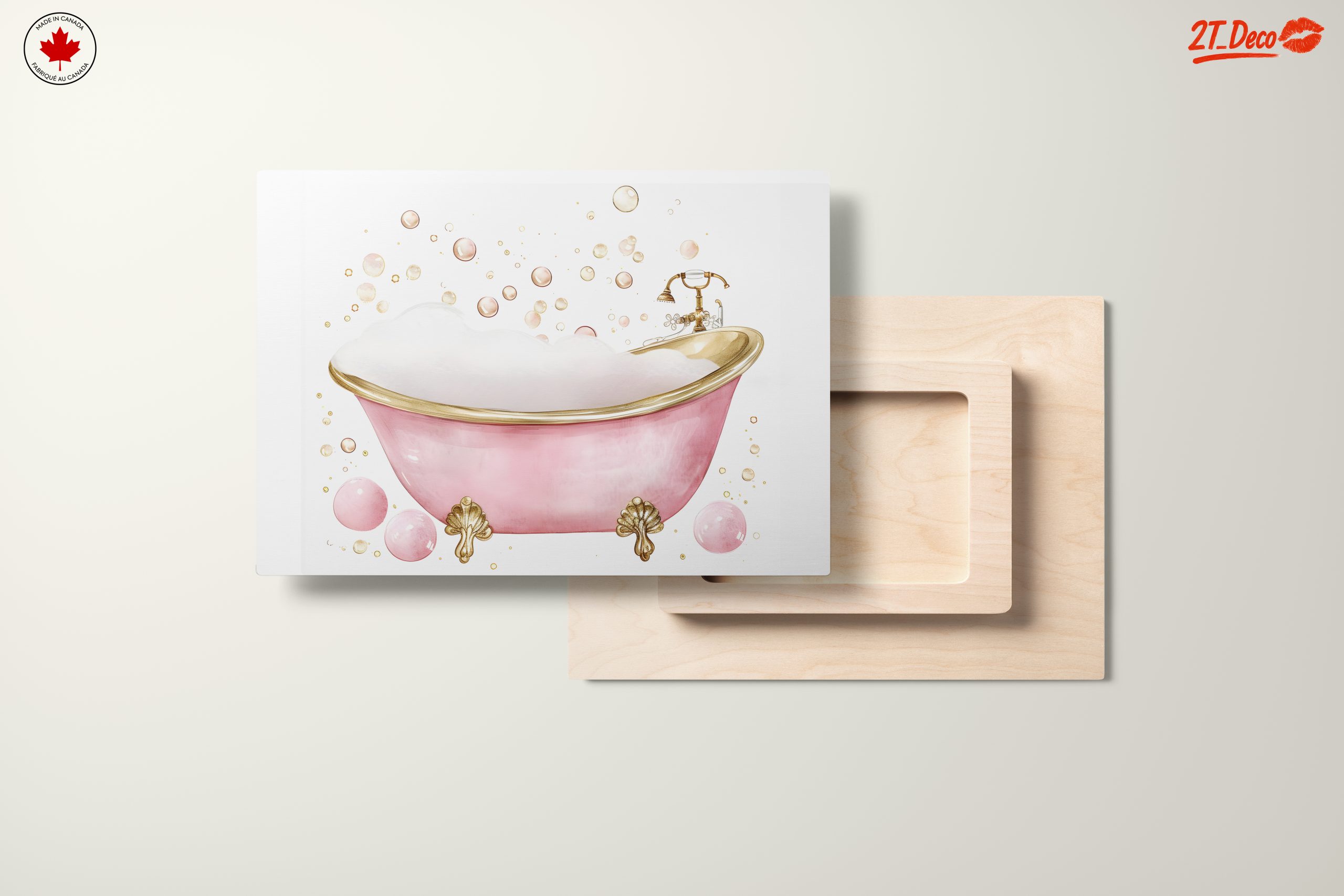 Chic Bathtub with Bubbles for Bathroom Decor - Image 11