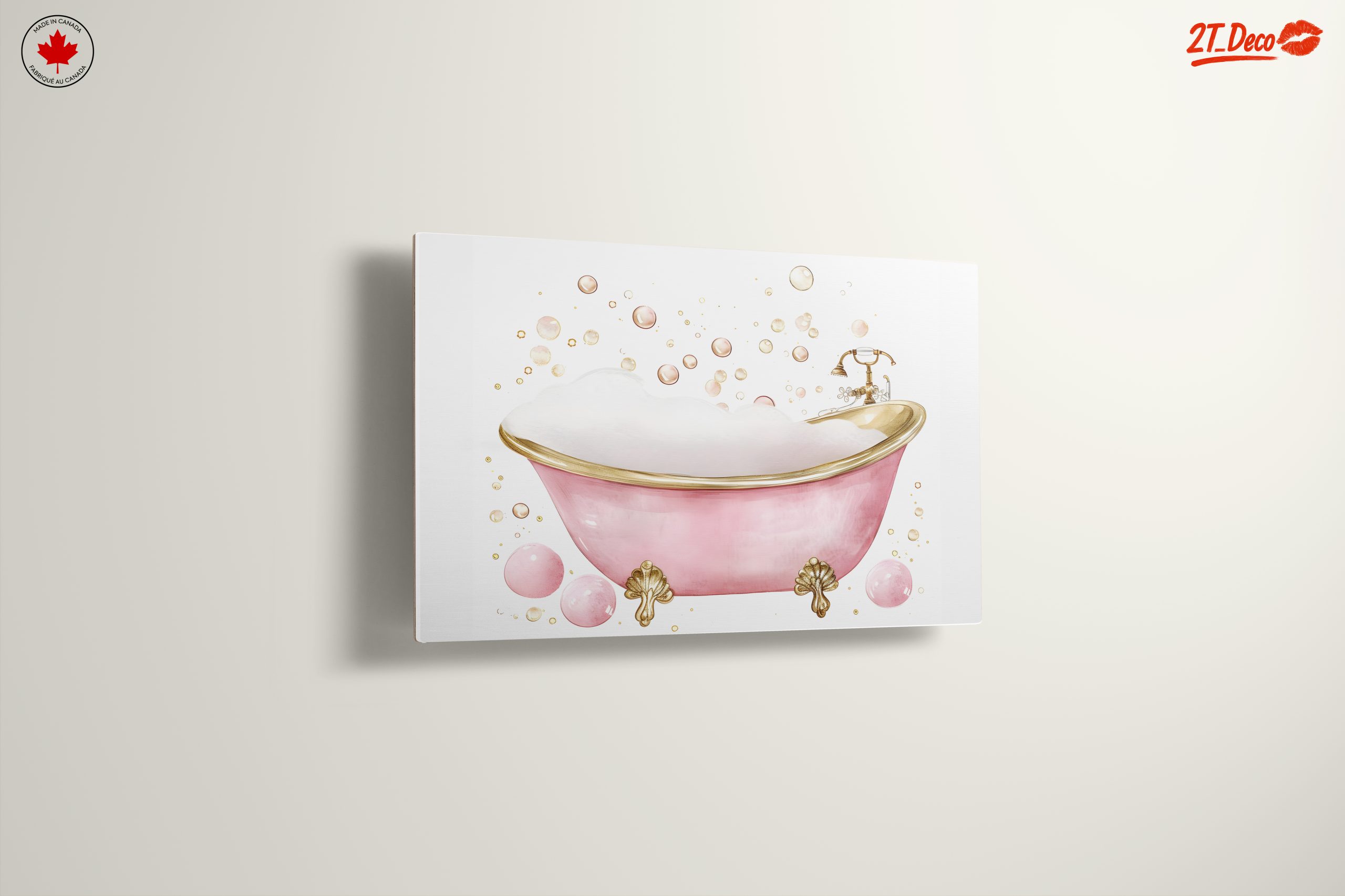 Chic Bathtub with Bubbles for Bathroom Decor - Image 13