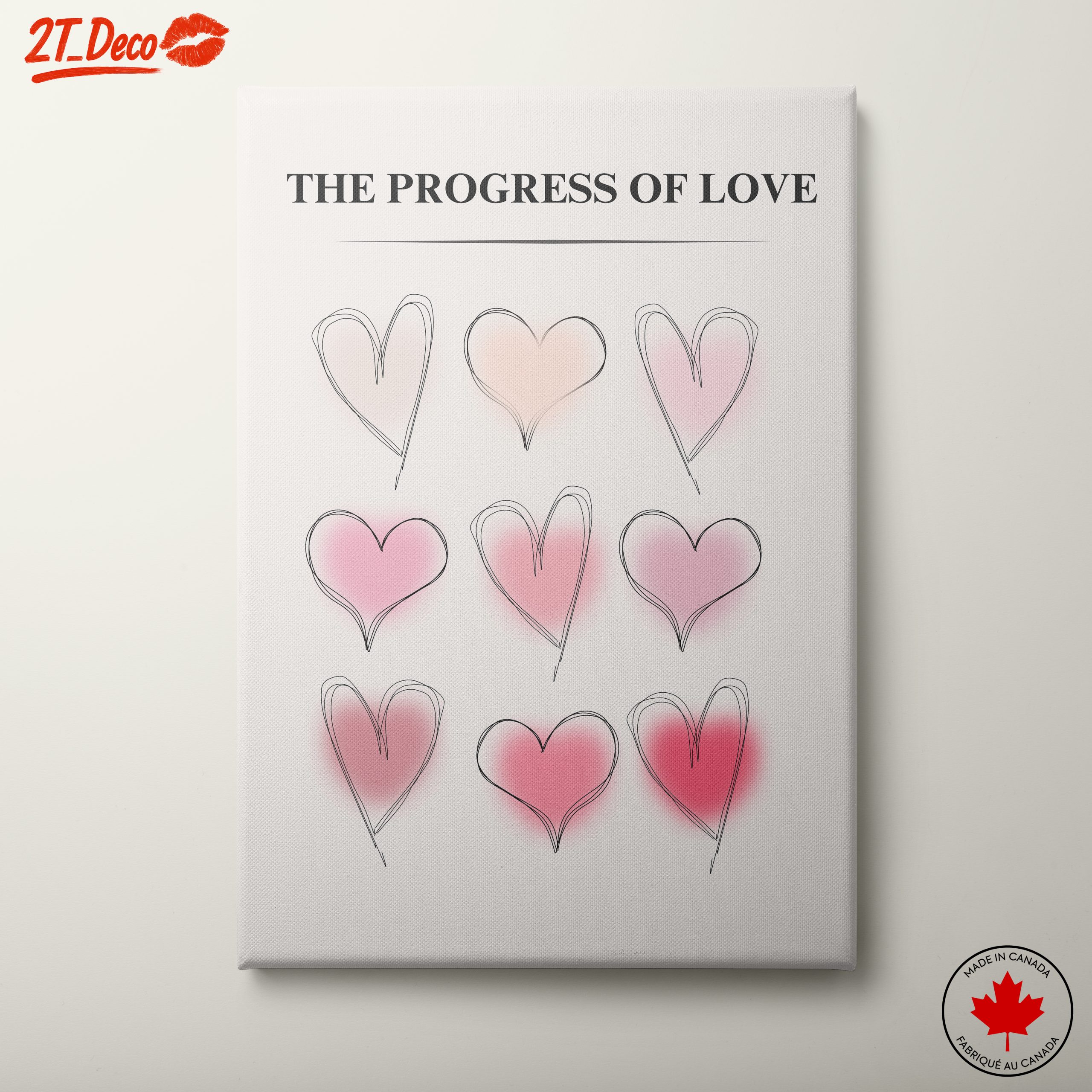 Stylized Heart Artwork Reflection