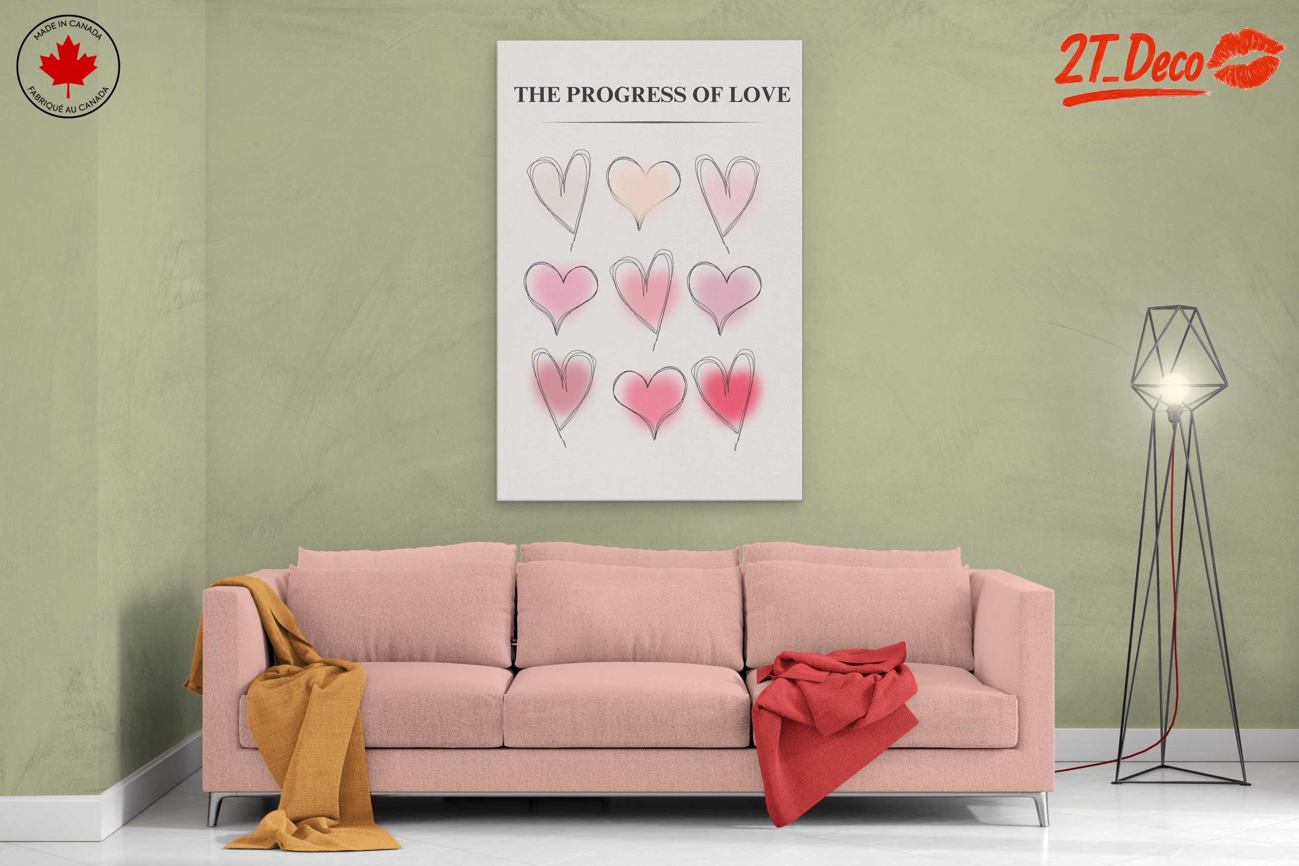 Stylized Heart Artwork Reflection - Image 2