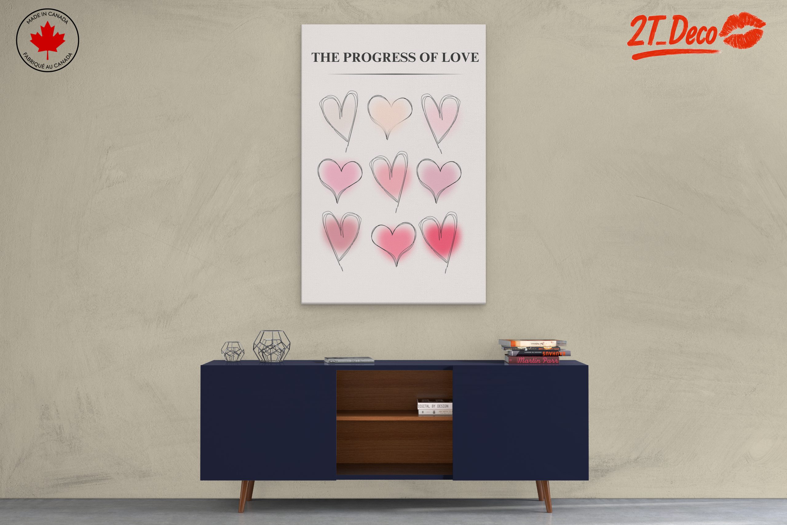 Stylized Heart Artwork Reflection - Image 3