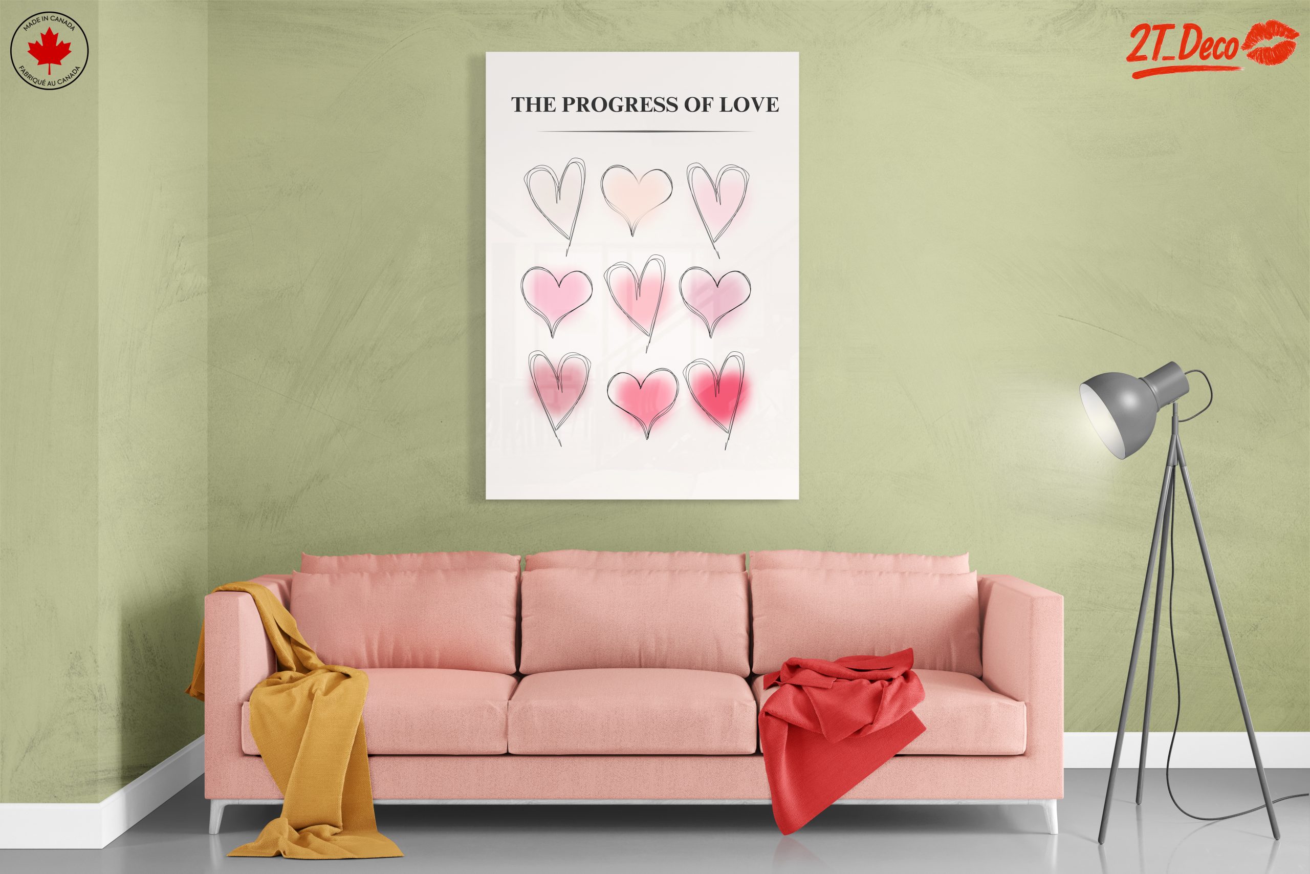Stylized Heart Artwork Reflection - Image 7