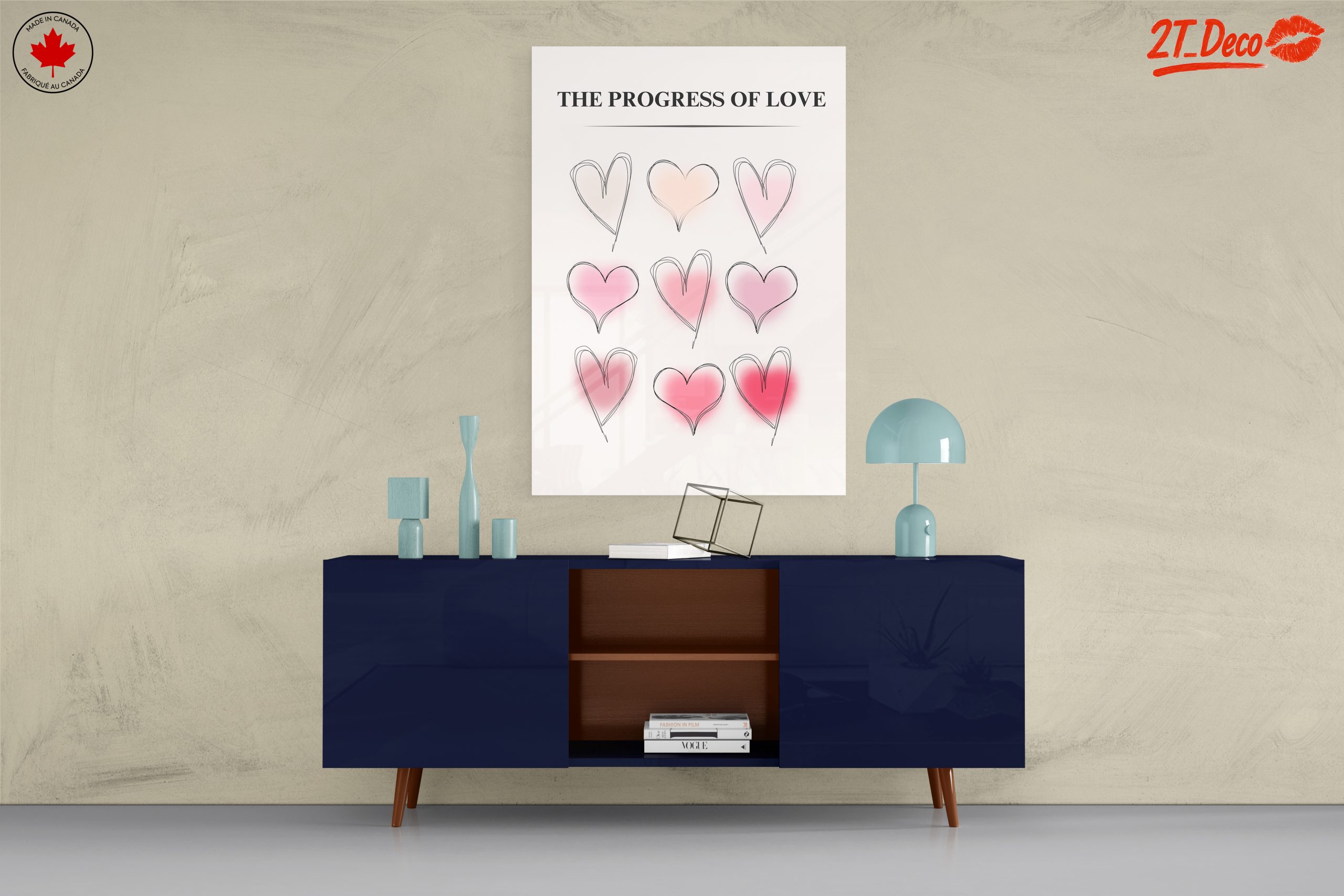 Stylized Heart Artwork Reflection - Image 8