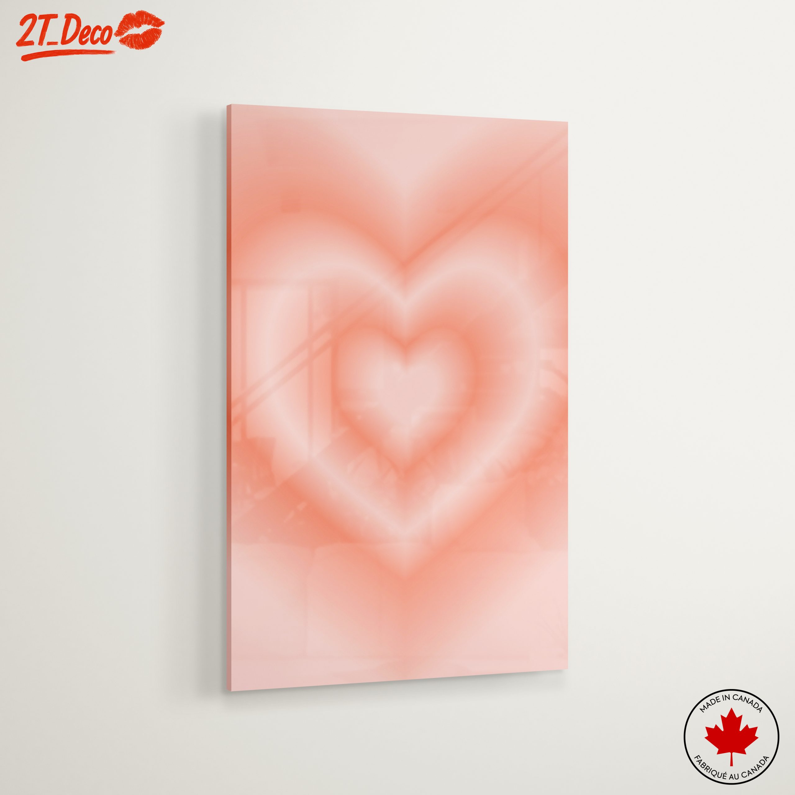 Soft Heart Abstract Art for Home - Image 6