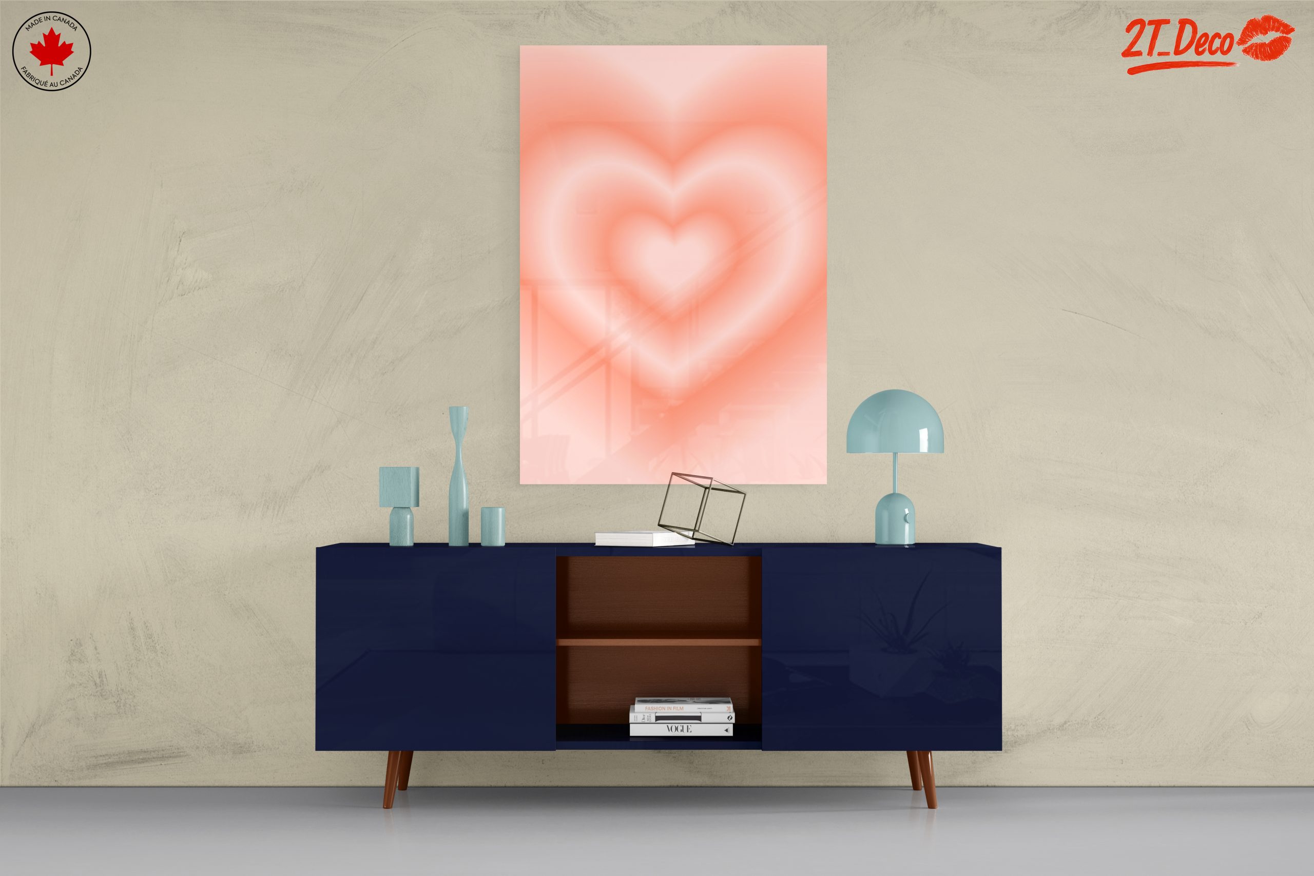 Soft Heart Abstract Art for Home - Image 8