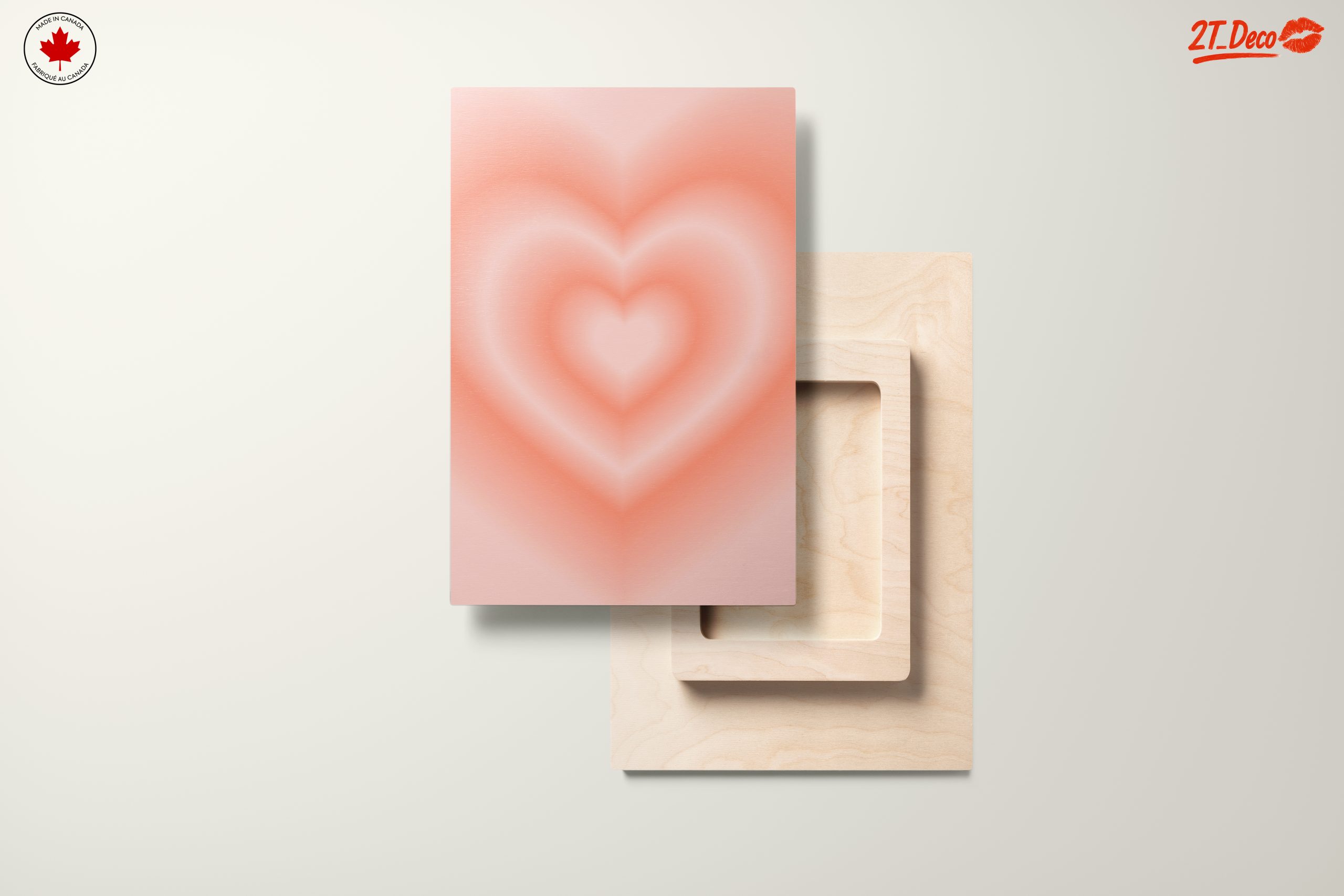 Soft Heart Abstract Art for Home - Image 11