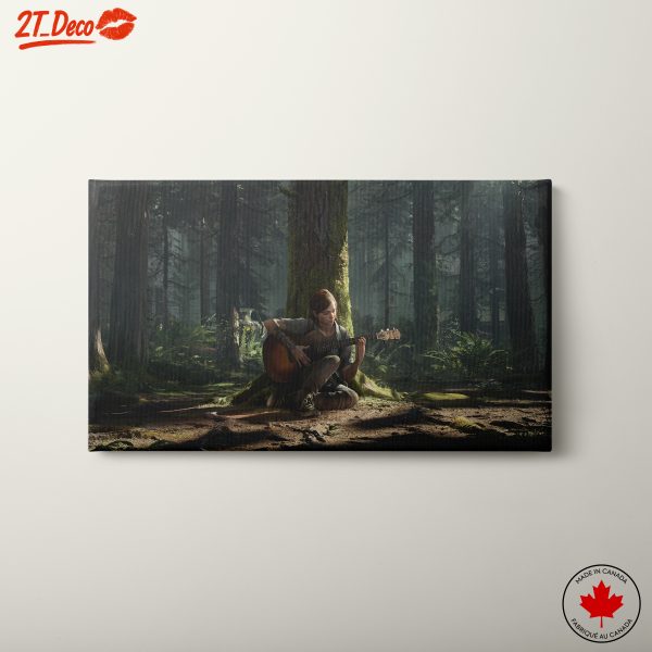Ellie Playing Guitar in a Forest