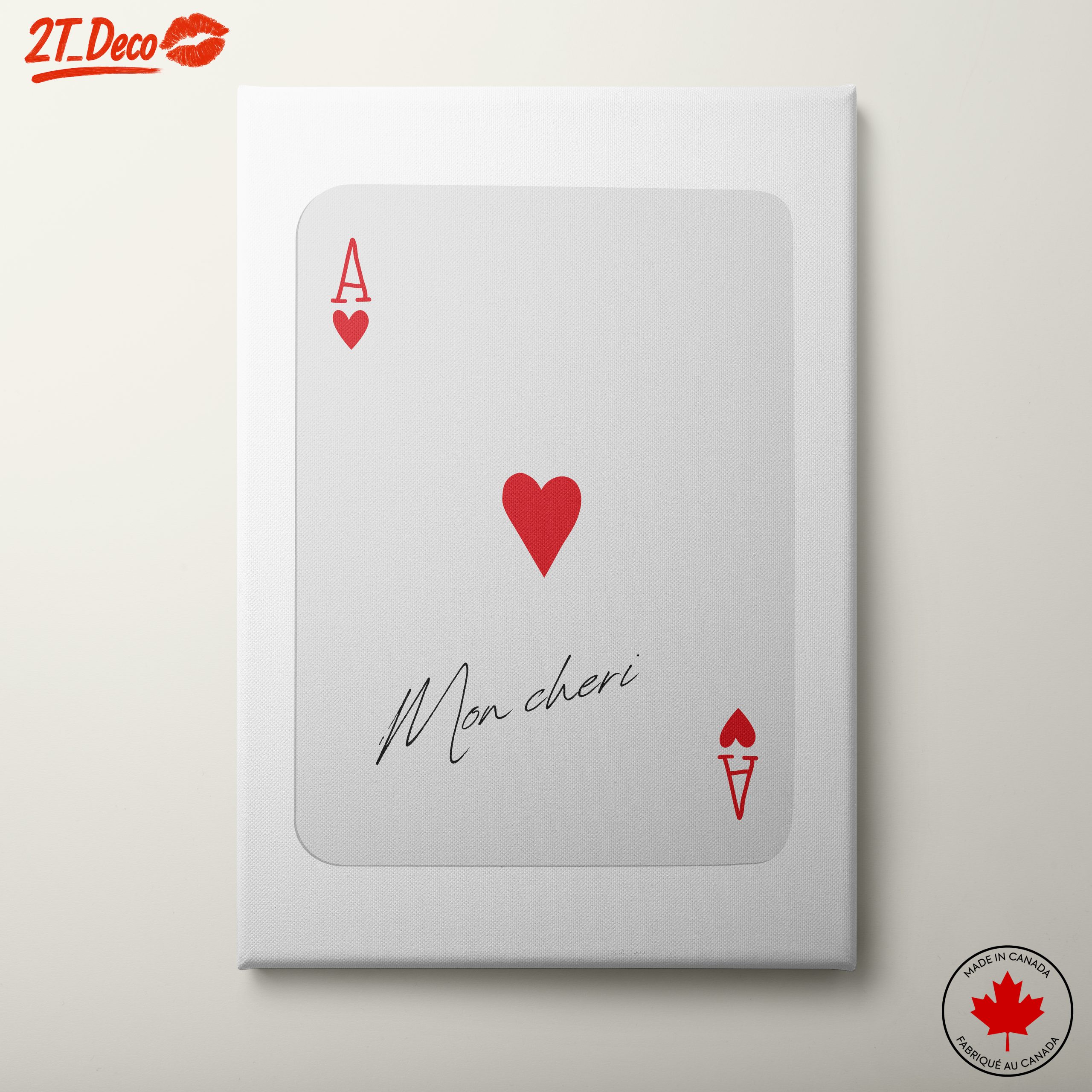 Ace of Hearts Playing Card Art 5